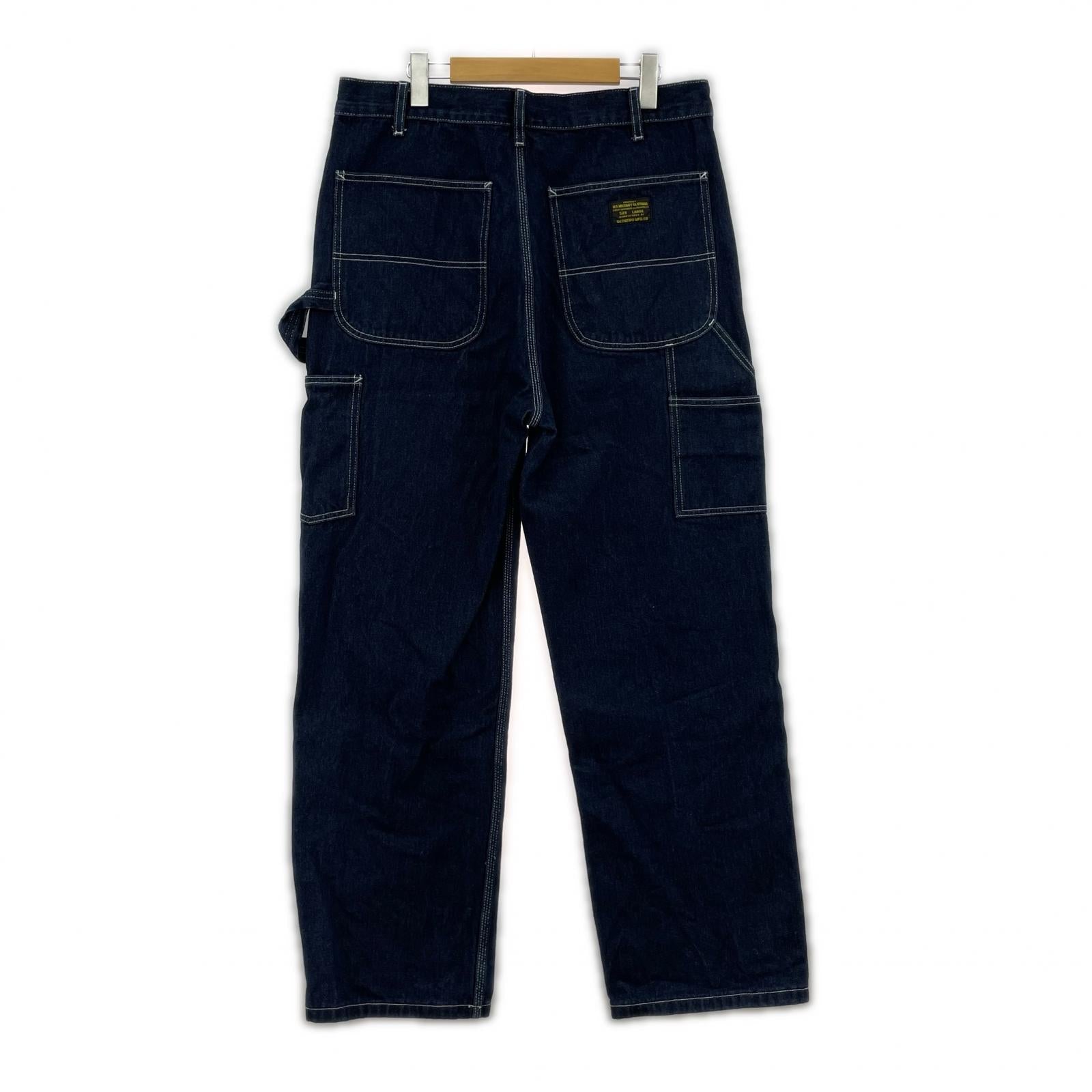 デニムパンツ OKONKWO デニムワークパンツ 36 IDG L ブルー