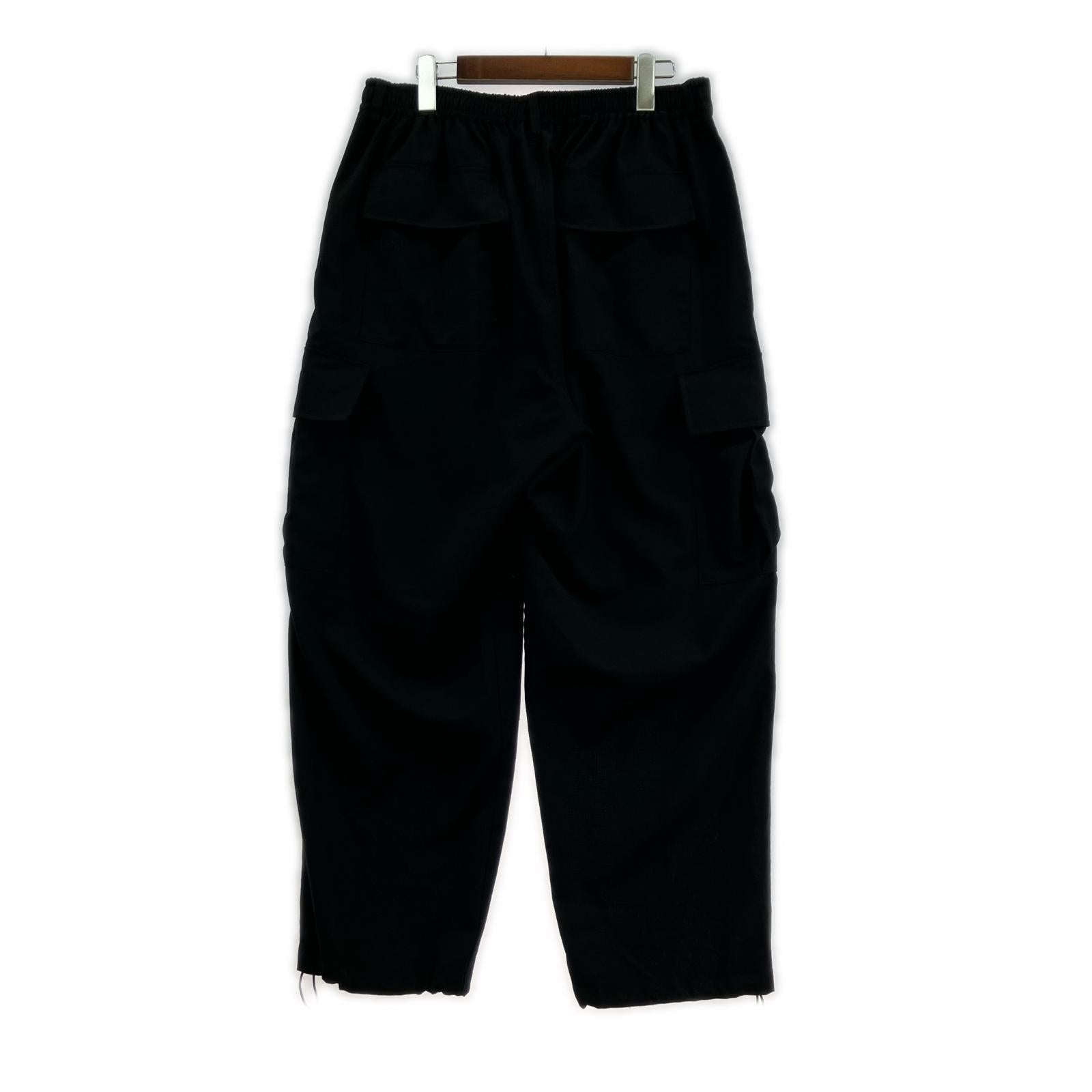 パンツ SUMMER WOOL カーゴパンツ 2 ブラック