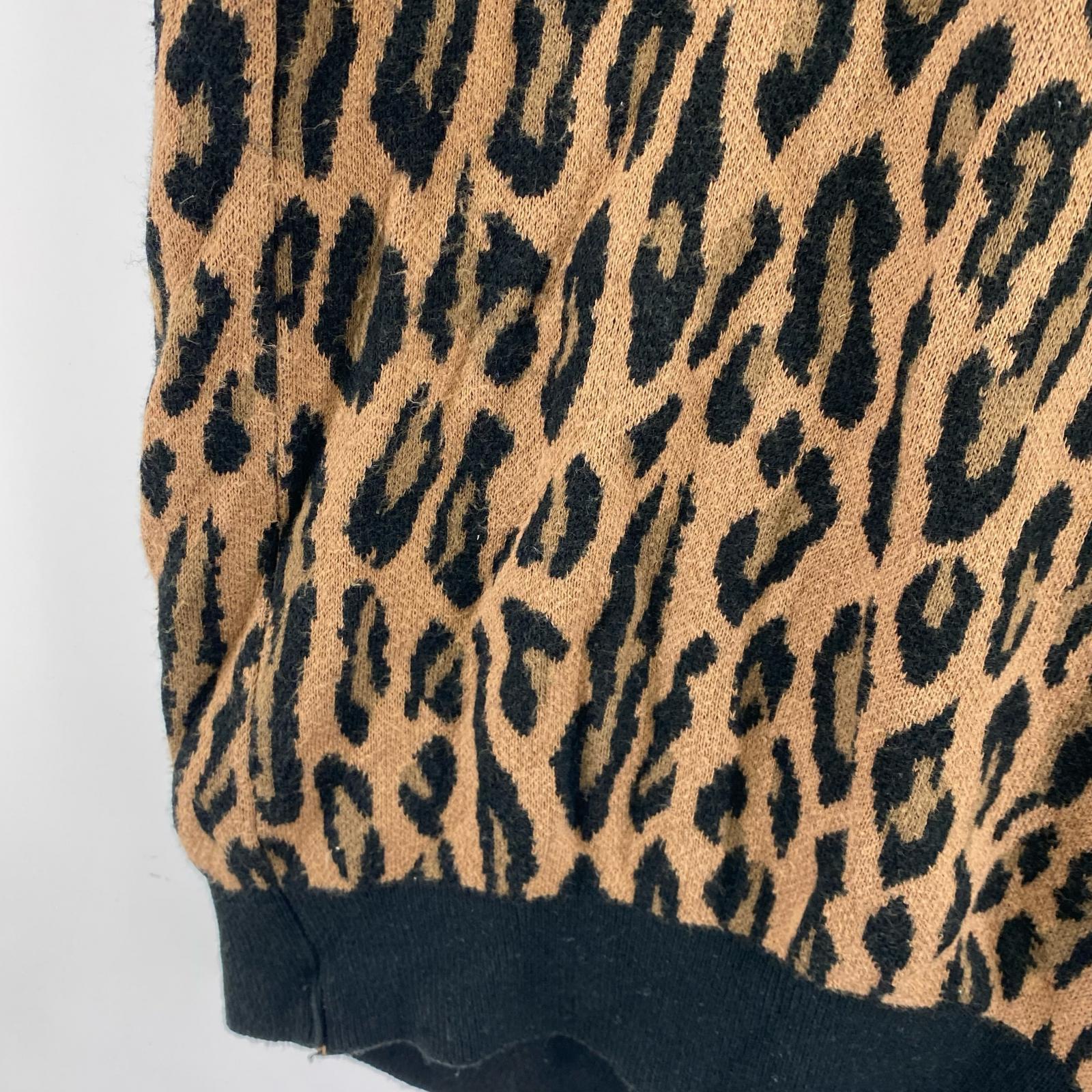 ポロシャツ 22SS LEOPARD KNIT JACQUARD POLOSHIRT