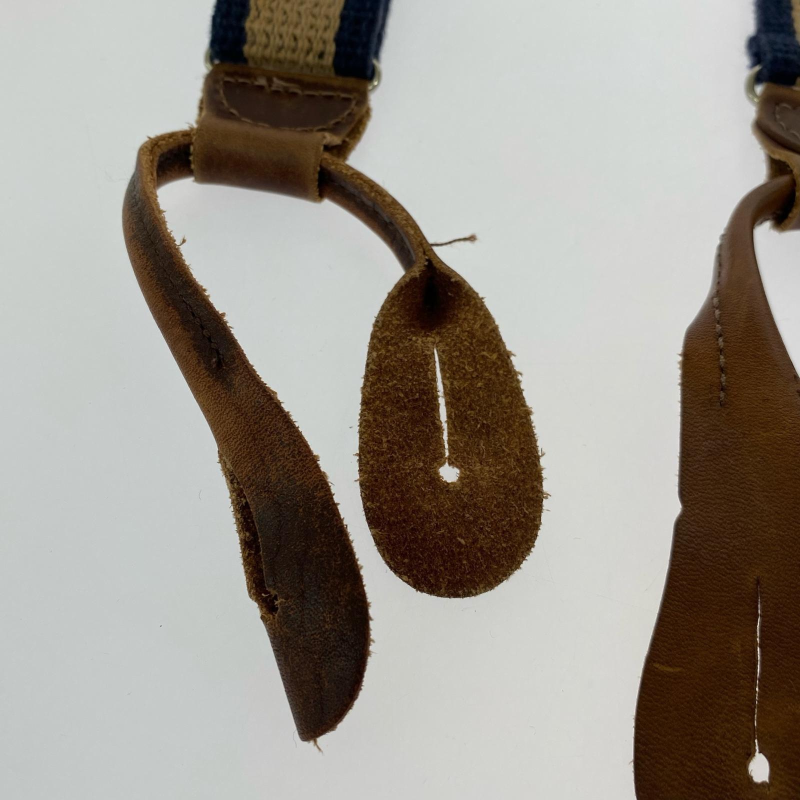 その他アクセサリー サスペンダー 紺