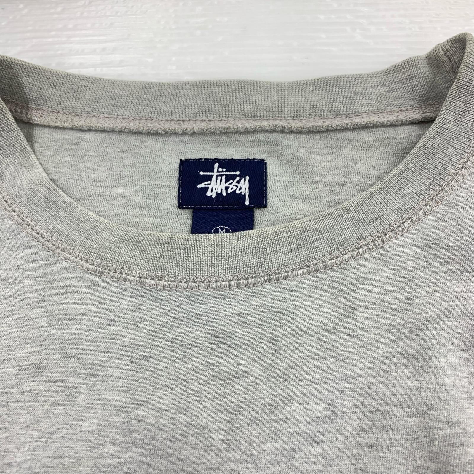 半袖Ｔシャツ STUSSY SS無地T (M) M グレー