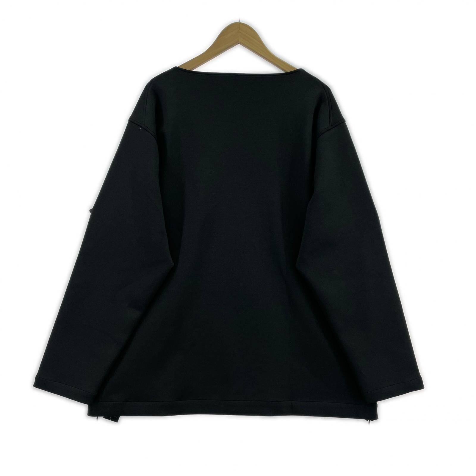 長袖Ｔシャツ T/E ノーカラー/L/グレー L ブラック