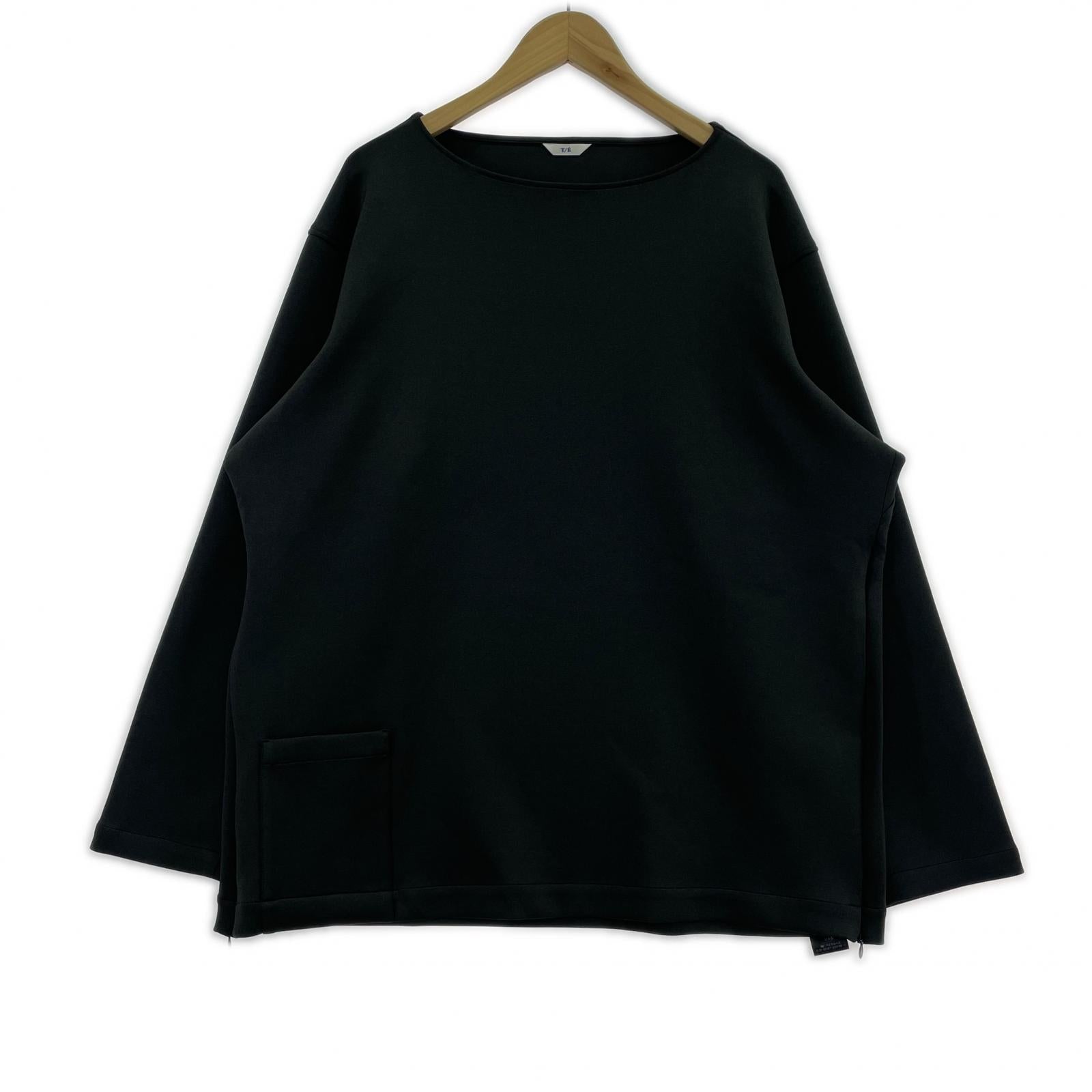 長袖Ｔシャツ T/E ノーカラー/L/グレー L ブラック