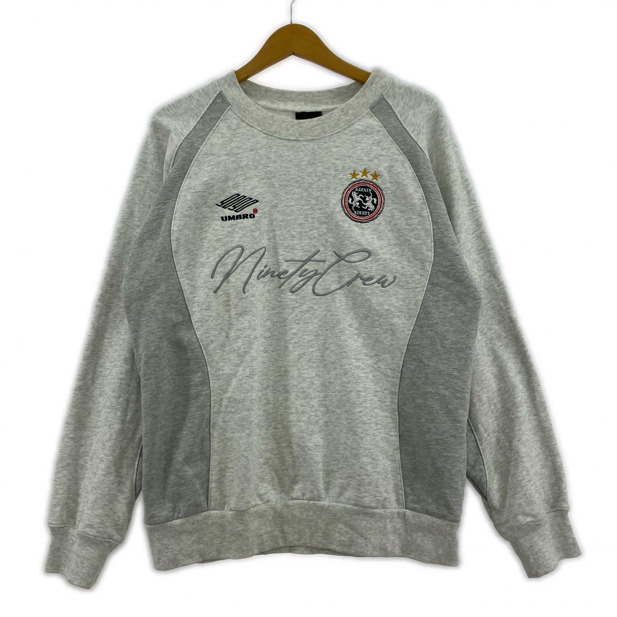 スウェット ×UMBRO Emblem Crewneck Sweat GRY (L) L グレー