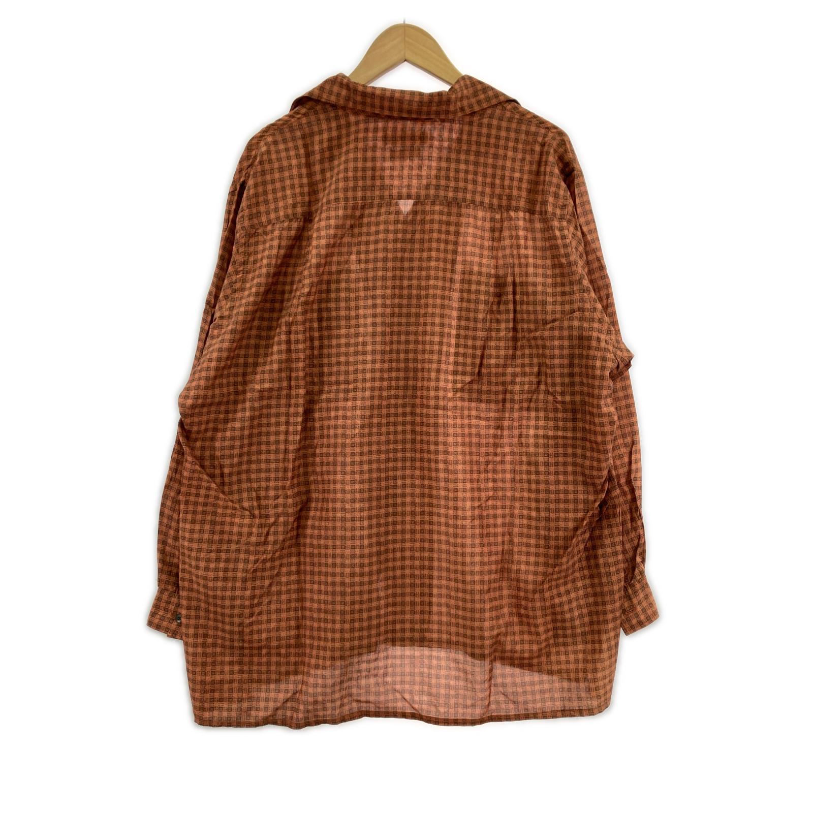 長袖シャツ 24SS L/S 総柄シャツ オレンジ (2) 2 オレンジ