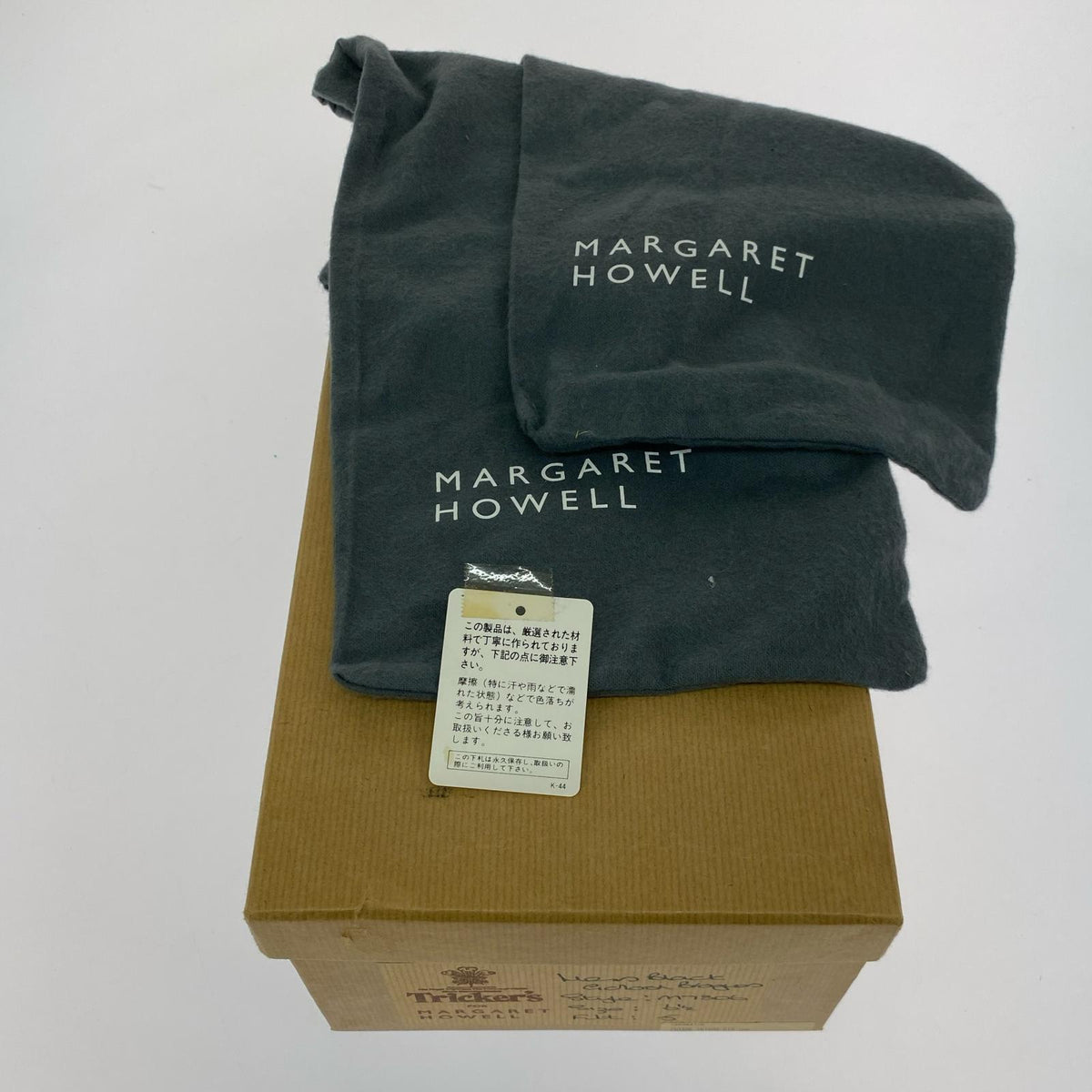 シューズ MARGARET HOWELL ウィングチップ レザーシューズ 黒 ブラック