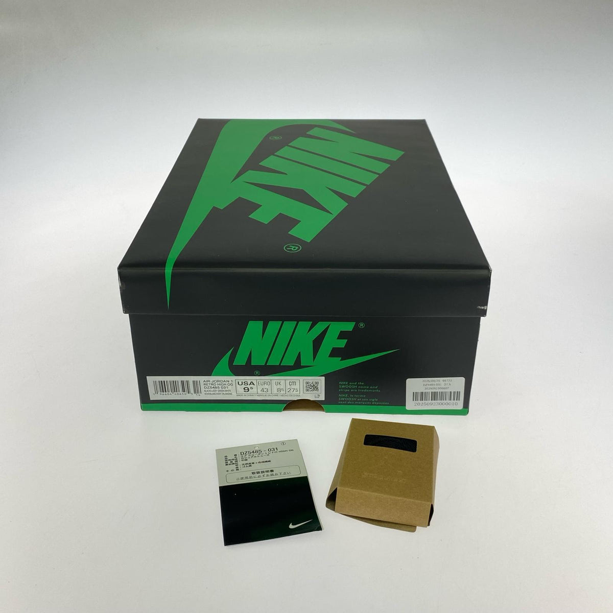 スニーカー AIR JORDAN1 RETRO HIGH OG CELTIC（27.5㎝）
