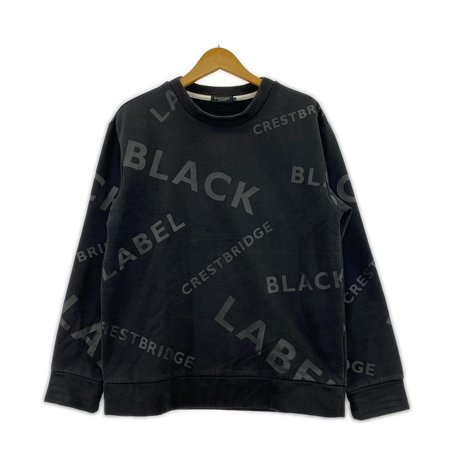 スウェット BLACK LABEL CRESTBRIDGE スウェット・トレーナー M ブラック