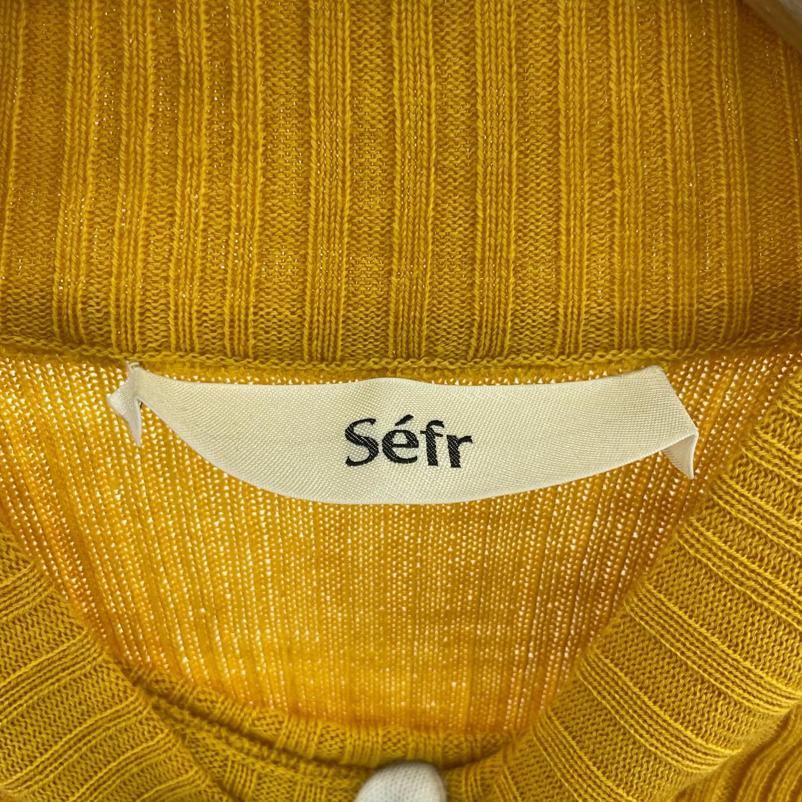 ニット Sefr 黄 S イエロー