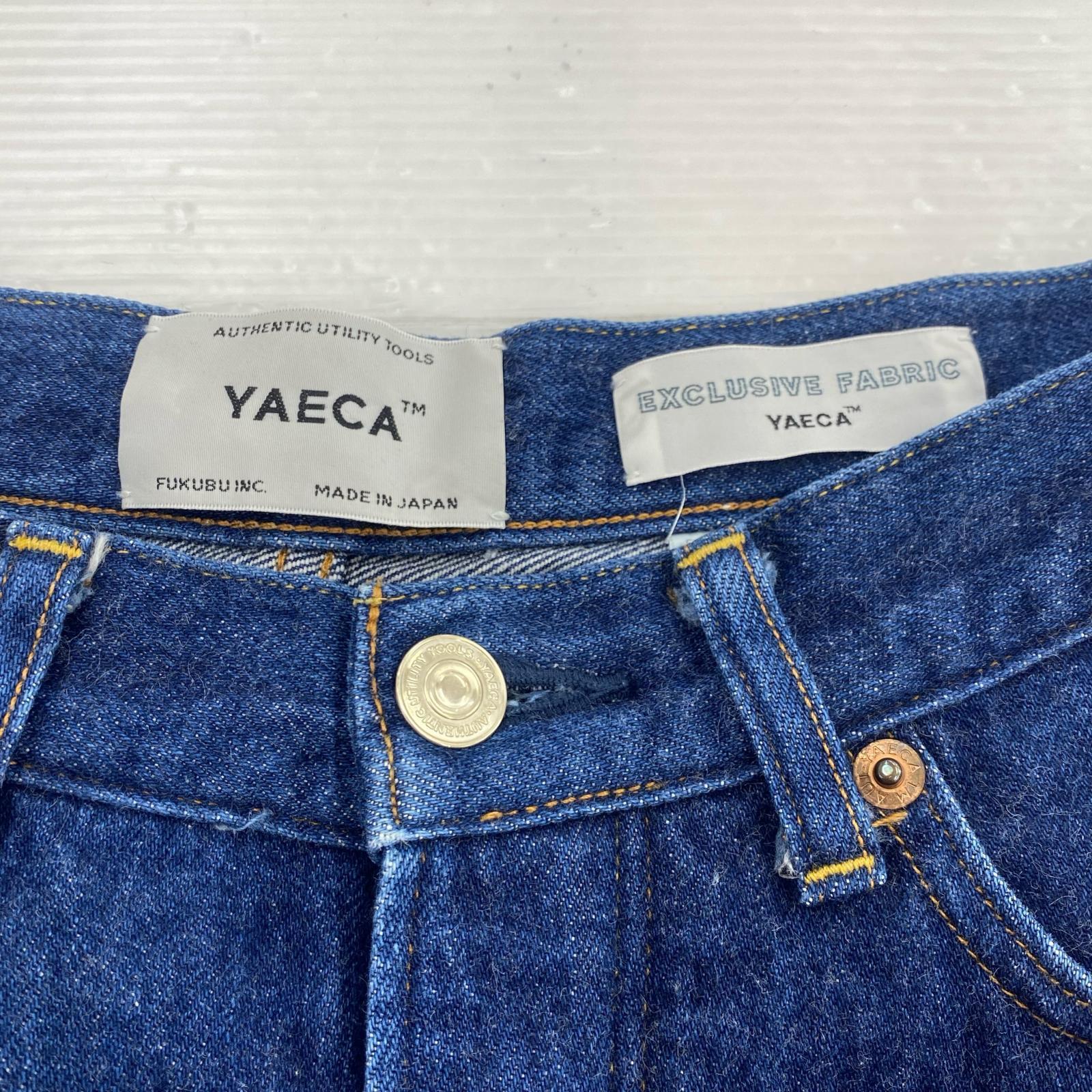 デニムパンツ WIDE TAPERED DENIM 28 ネイビー