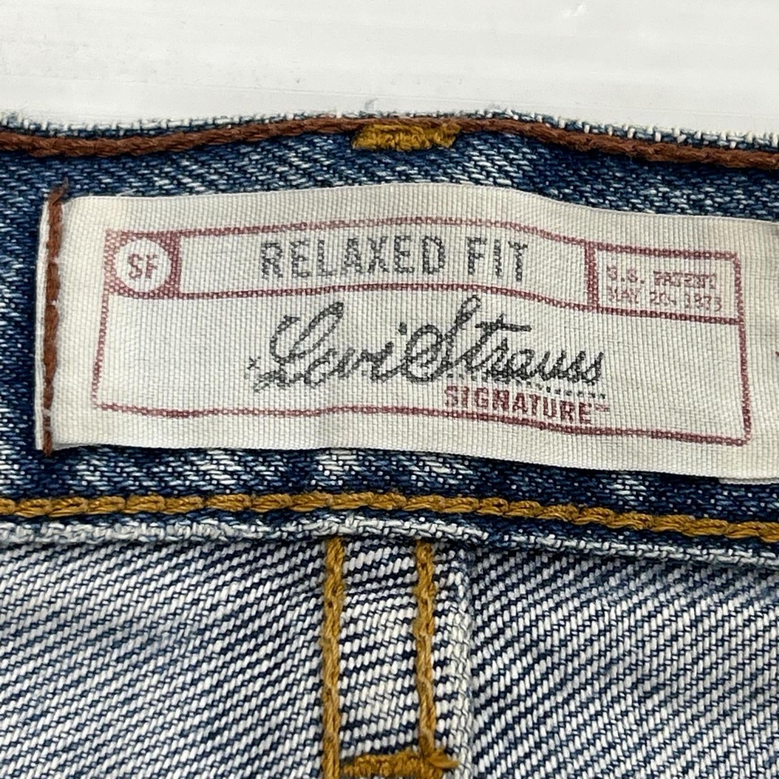 デニムパンツ signature リメイク