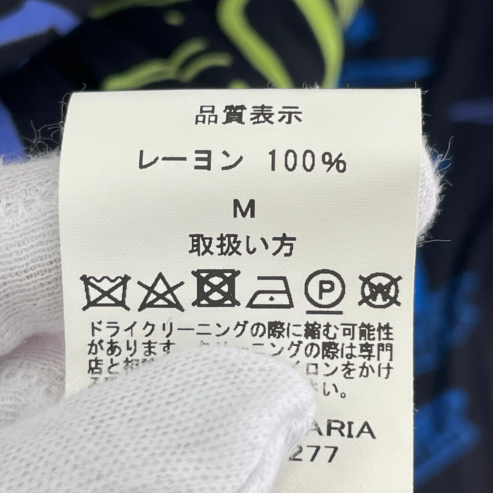 長袖シャツ WACKO MARIA　半袖シャツ　ブラック　M M ブラック