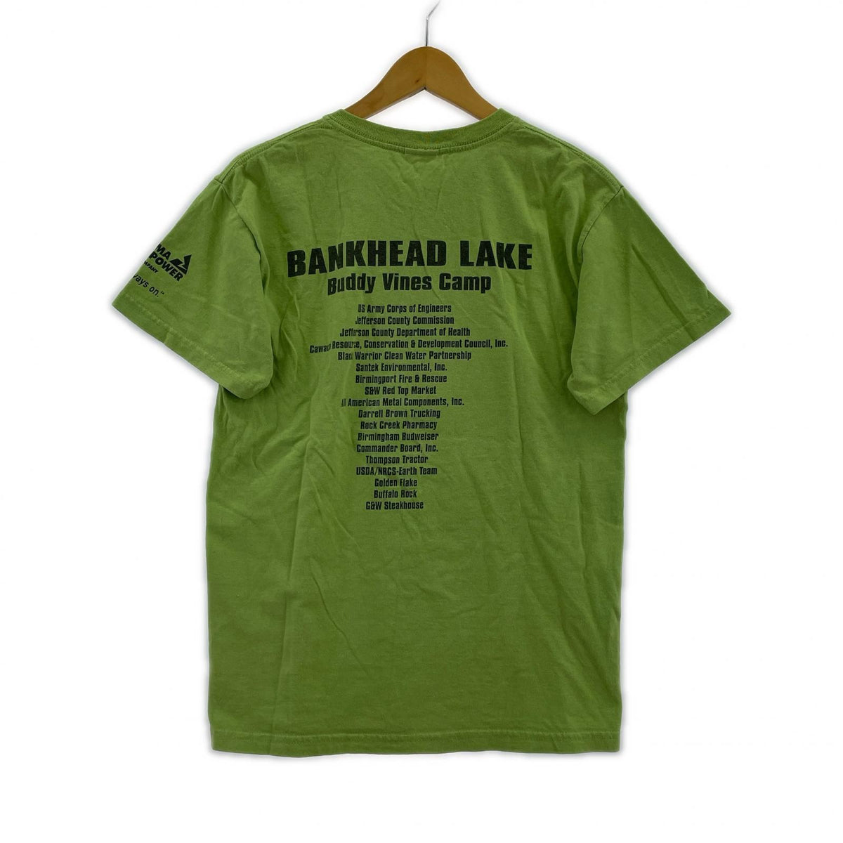半袖Ｔシャツ BANKHEAD LAKE チャリティーT（S） S グリーン