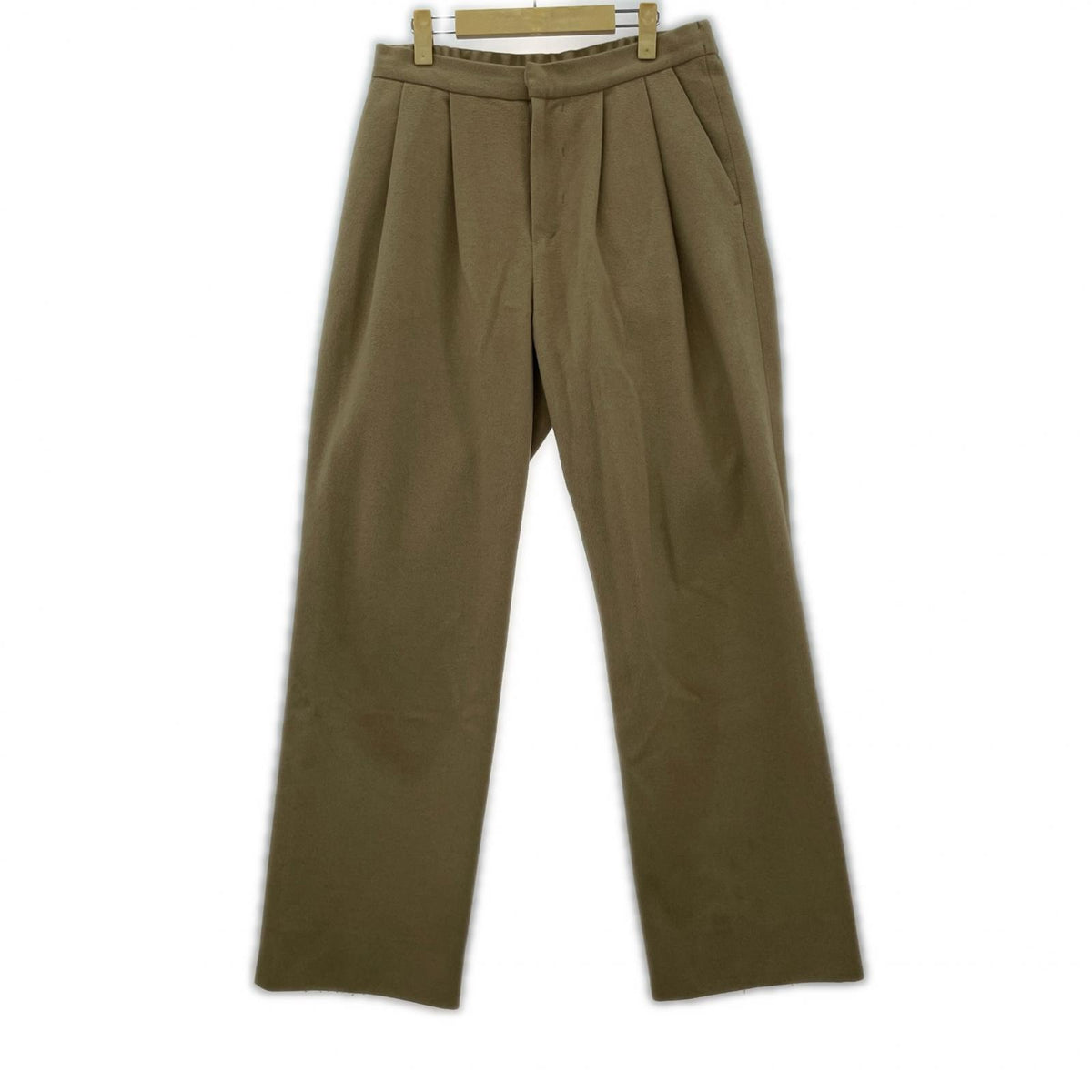 パンツ ISSUETHINGS カシミヤ混 ウールパンツ 2 ベージュ 2 ベージュ