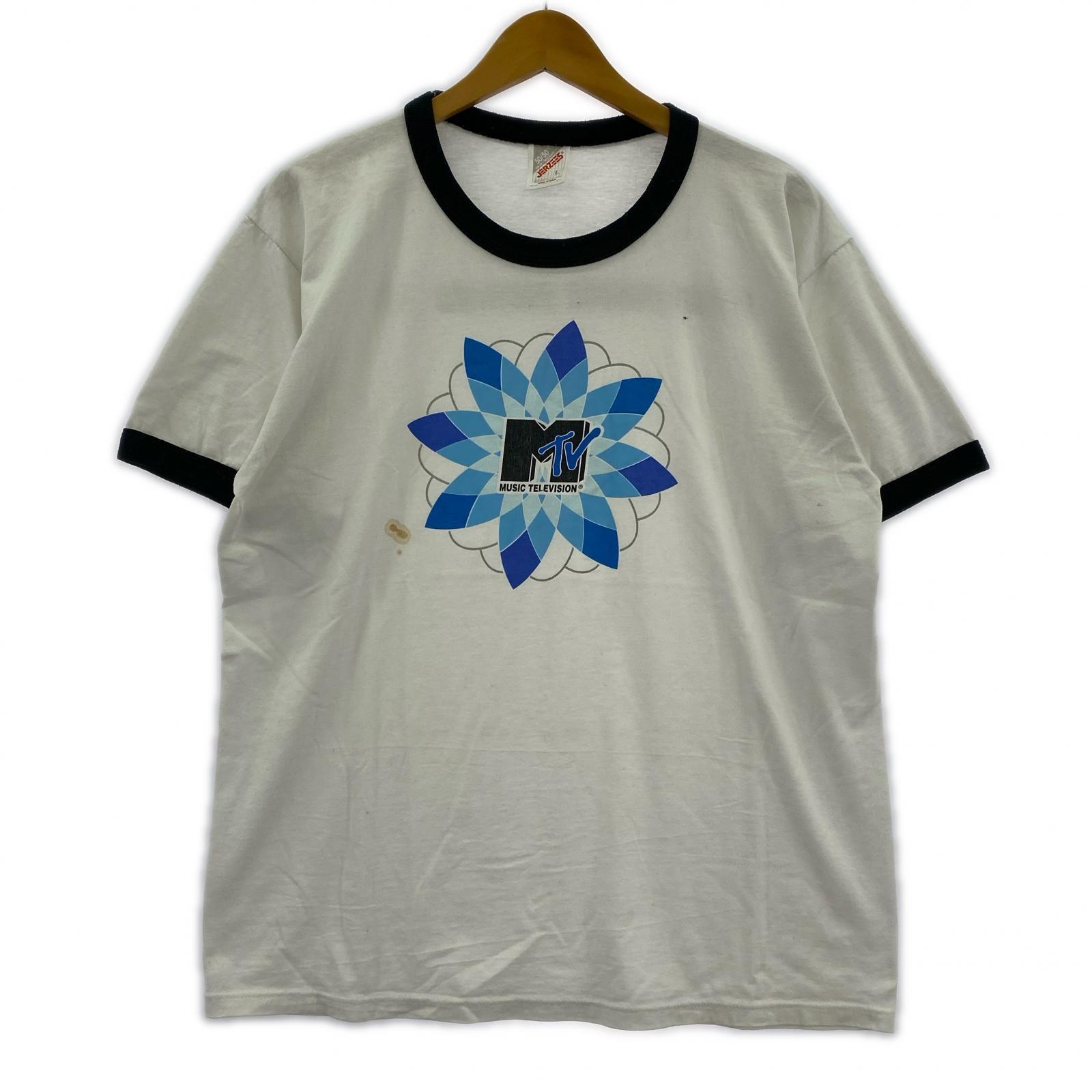 半袖Ｔシャツ 90s MTV Video Music Award USA製 リンガーTシャツ L