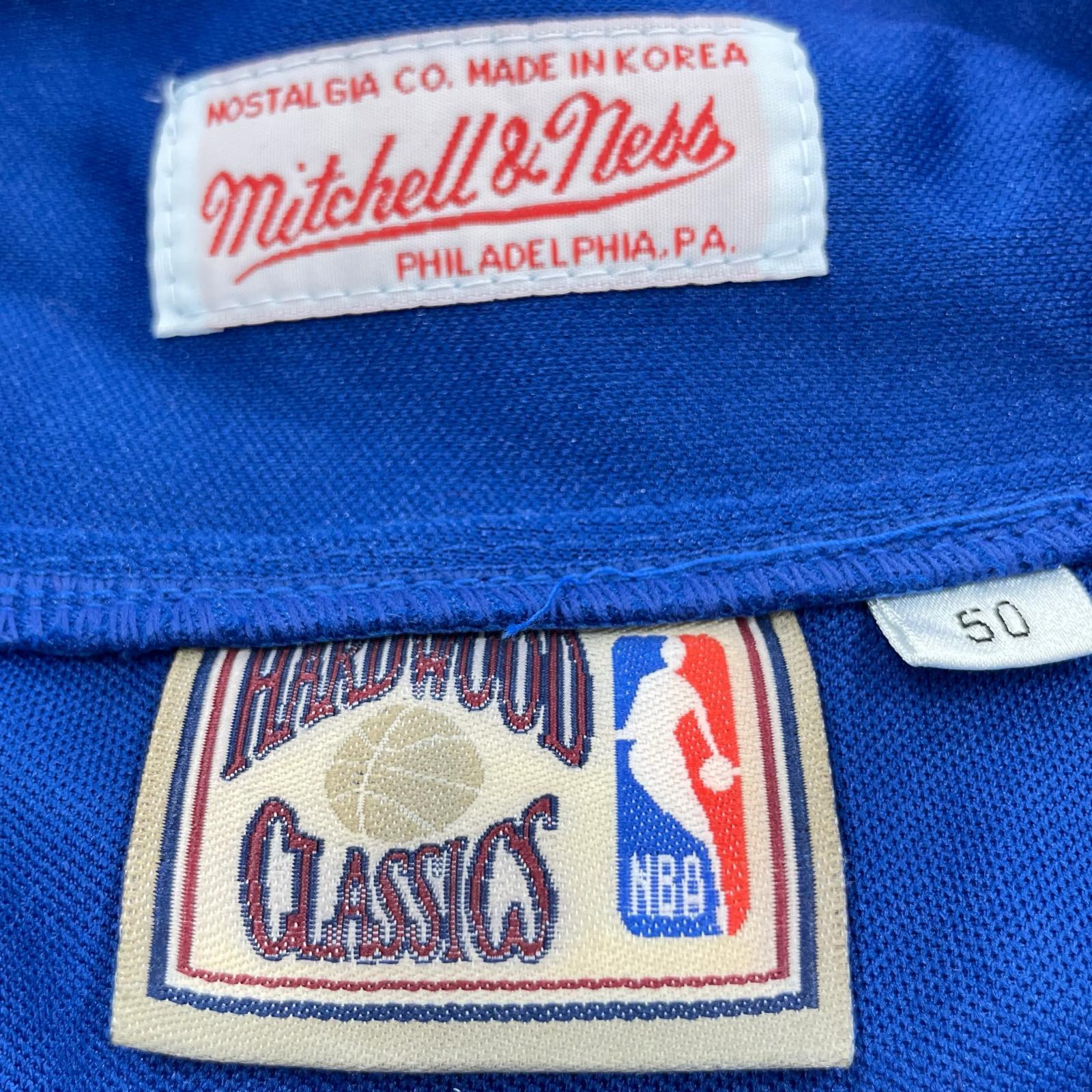 半袖シャツ NBA Philadelphia 76ers ベースボールシャツ 青 50 50 ブルー