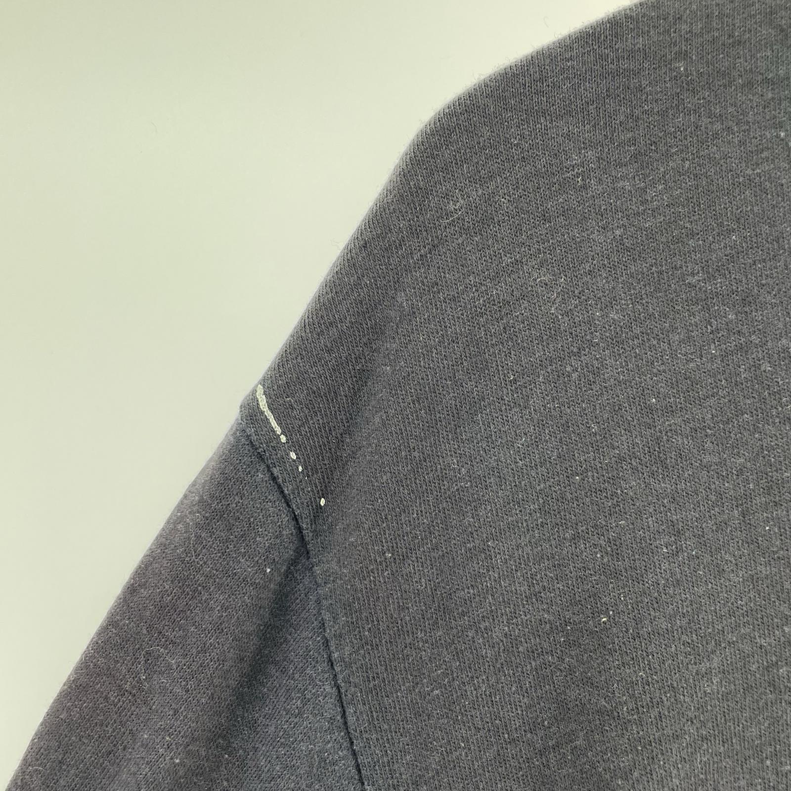 長袖Ｔシャツ 紺タグ アームロゴ ヘンリーネック 黒 （L） L ブラック