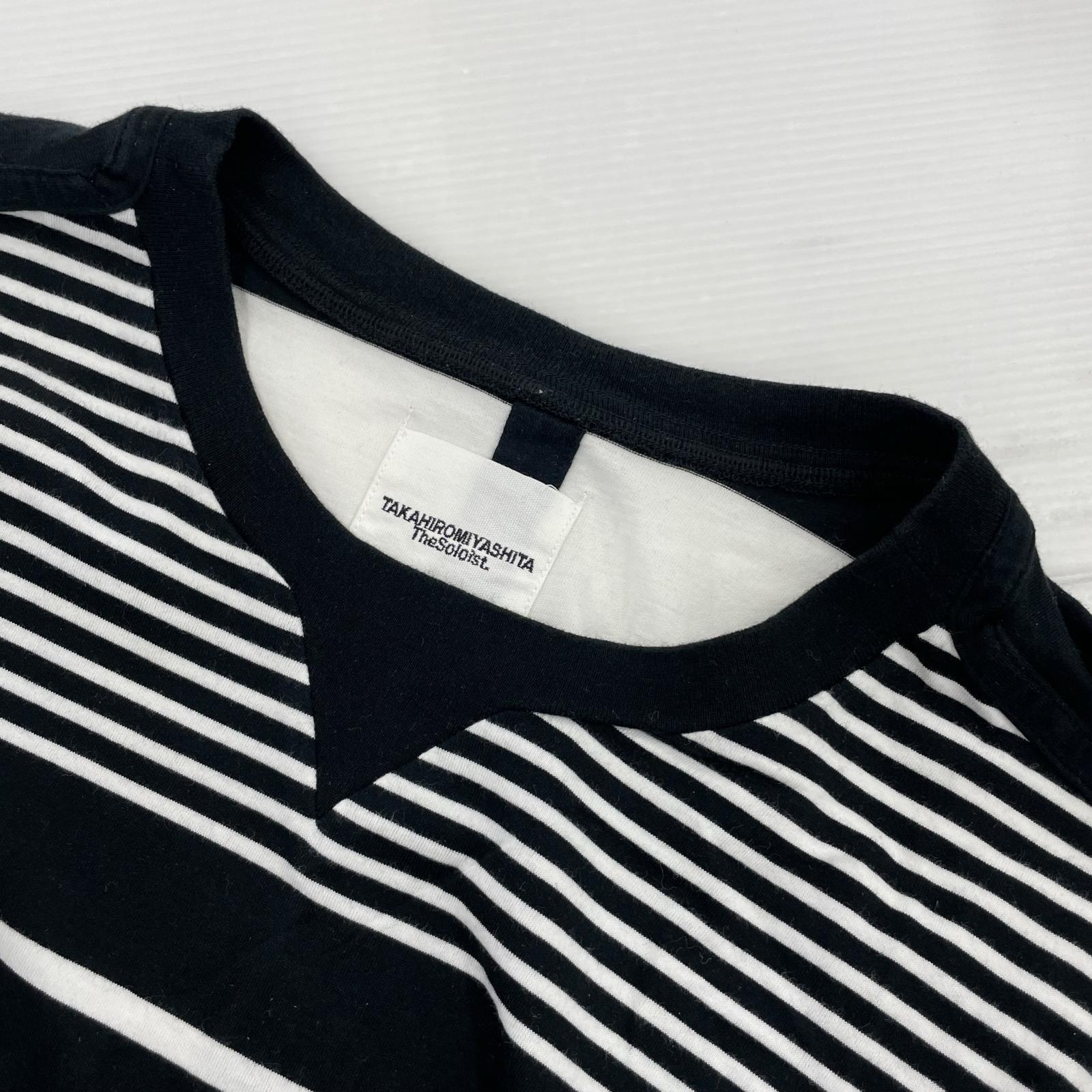 半袖Ｔシャツ ボーダー 白黒 ブラック