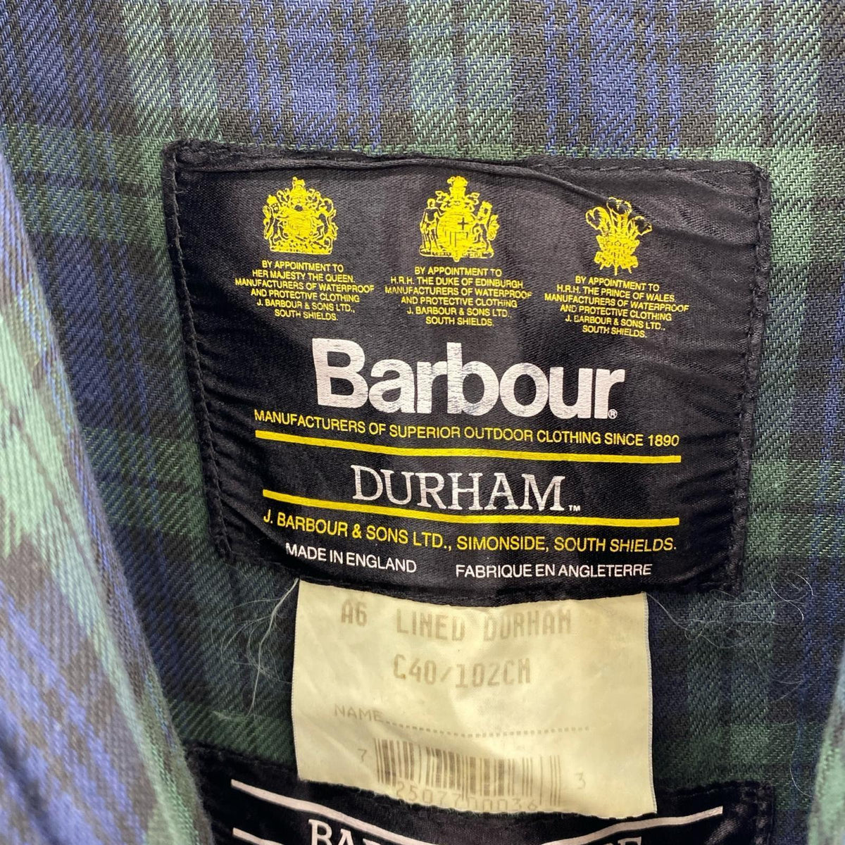 ジャケット 90s DURHAM 3ワラント（-） ネイビー