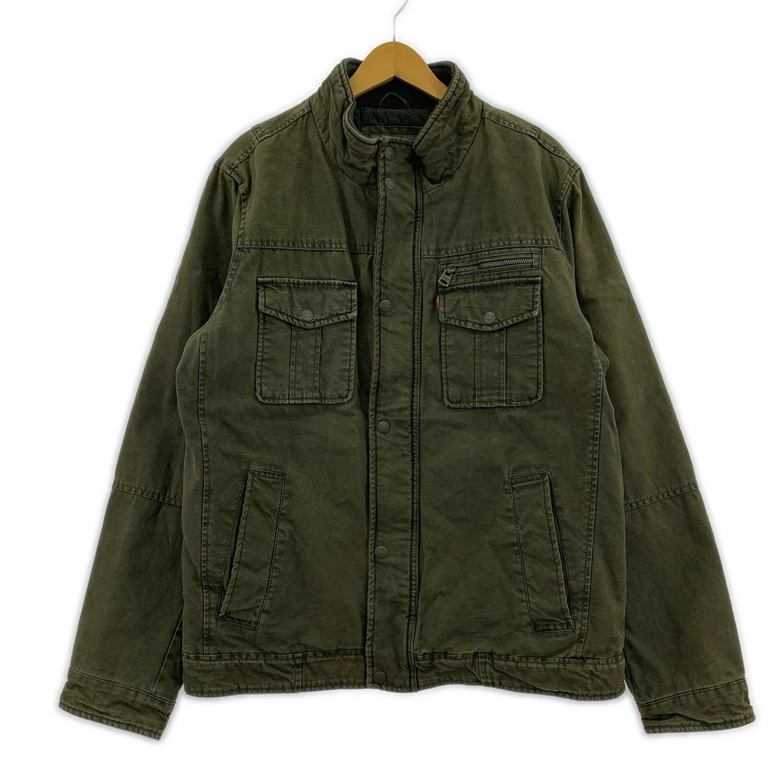 ジャケット ガーメントダイ 中綿ジャケット M KHK M ブラウン