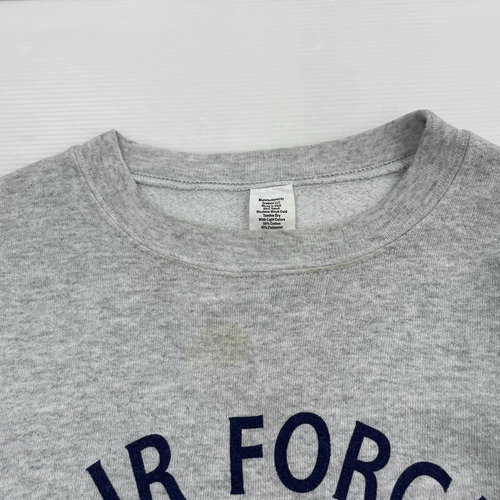 スウェット U.S.AIR FORCE スウェット グレー S グレー