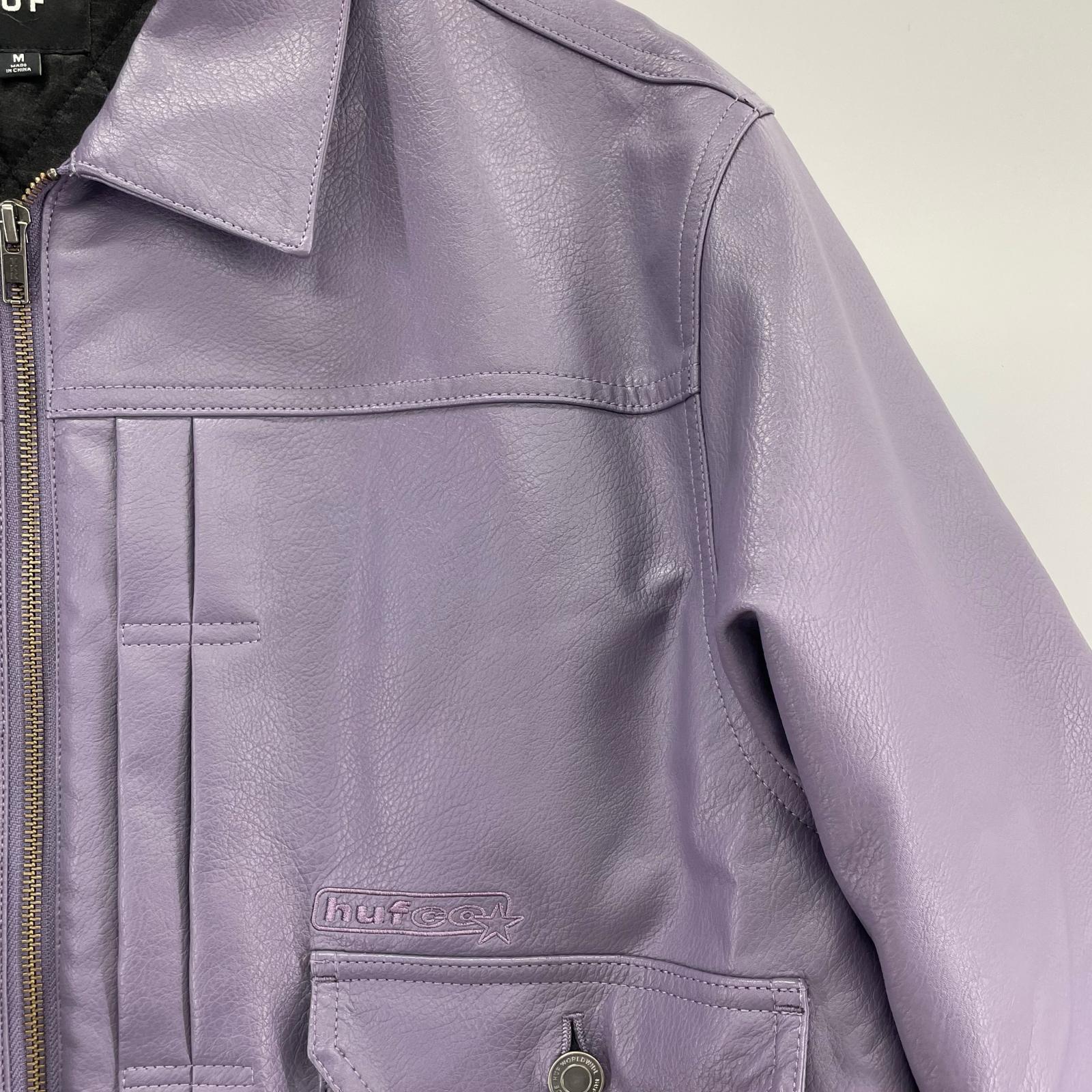 レザージャケット FRESHIES TRUCKER JACKET M PPL M パープル