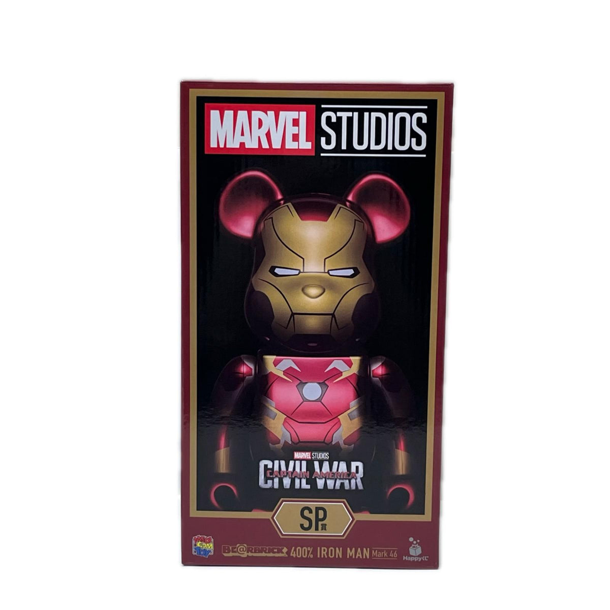 SP賞 アイアンマンベアブリック 400％ シビル・ウォー／キャプテン・アメリカ メディコム・トイ（MEDICOM TOY） フィギュア/グッズ