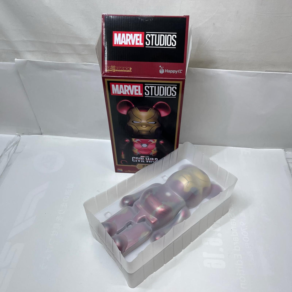 SP賞 アイアンマンベアブリック 400％ シビル・ウォー／キャプテン・アメリカ メディコム・トイ（MEDICOM TOY） フィギュア/グッズ