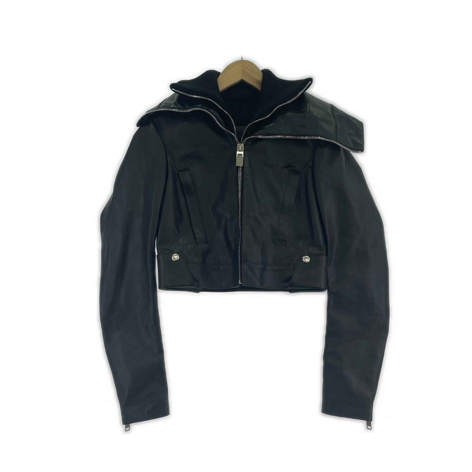 ジャケット GIVENCHY レザージャケット 34 ブラック