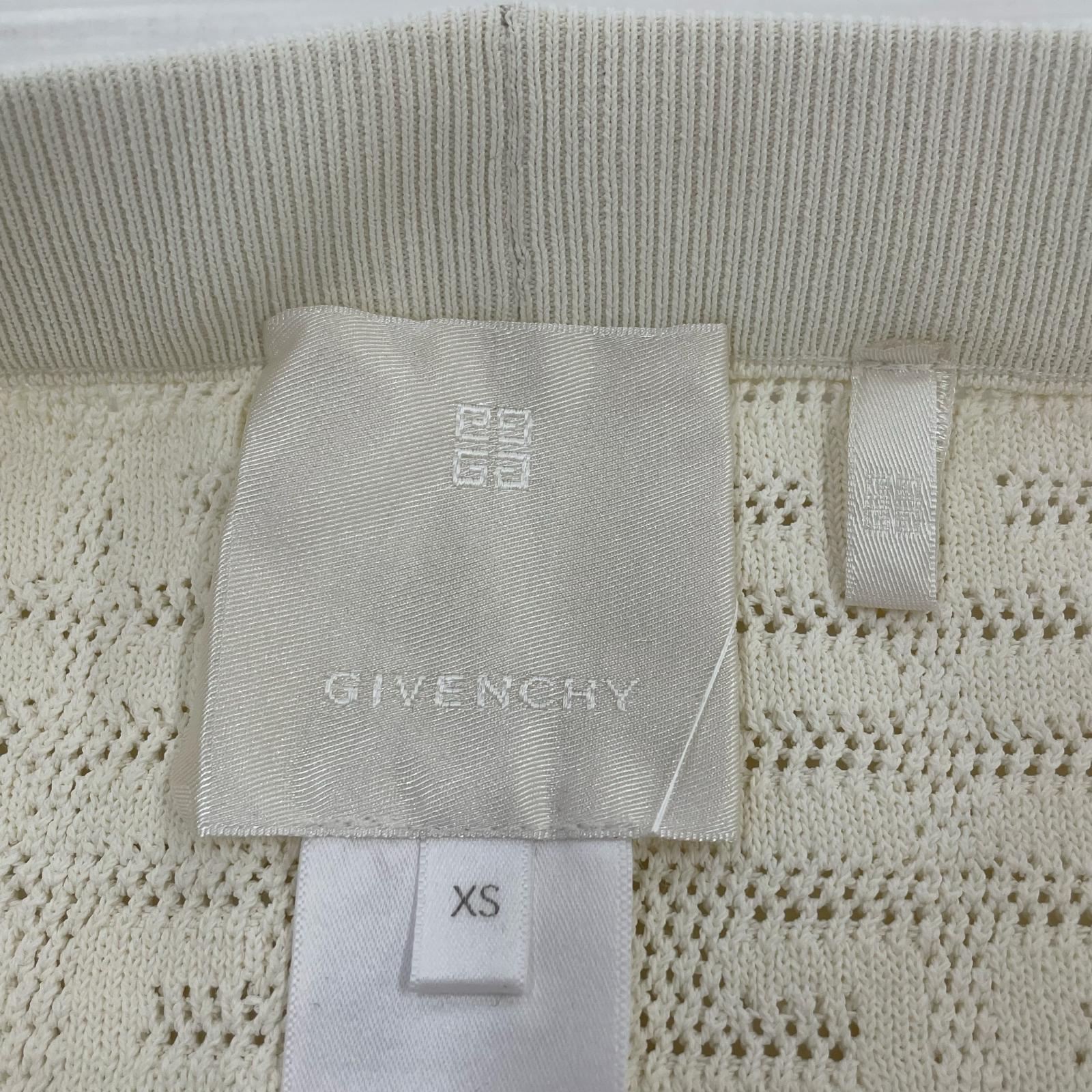パンツ GIVENCHY ロゴスパッツ　ＸＳ　アイボリー
