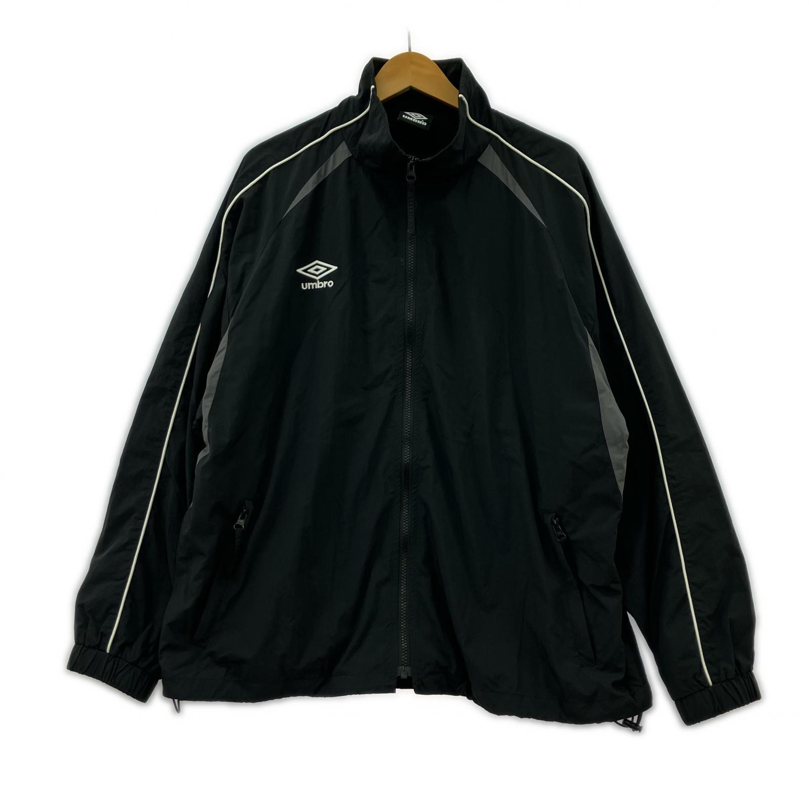 ジャケット ×PUBLUX ナイロントラックジャケット 黒 (M) M ブラック