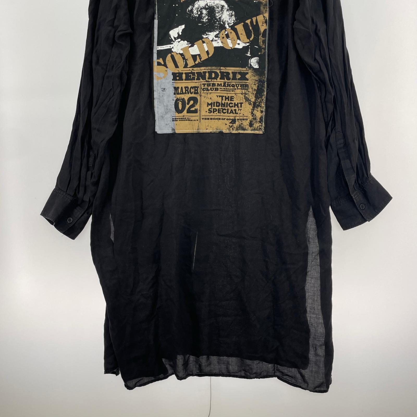 長袖シャツ S'YTE × marquee club ロングシャツ (3) 3 ブラック
