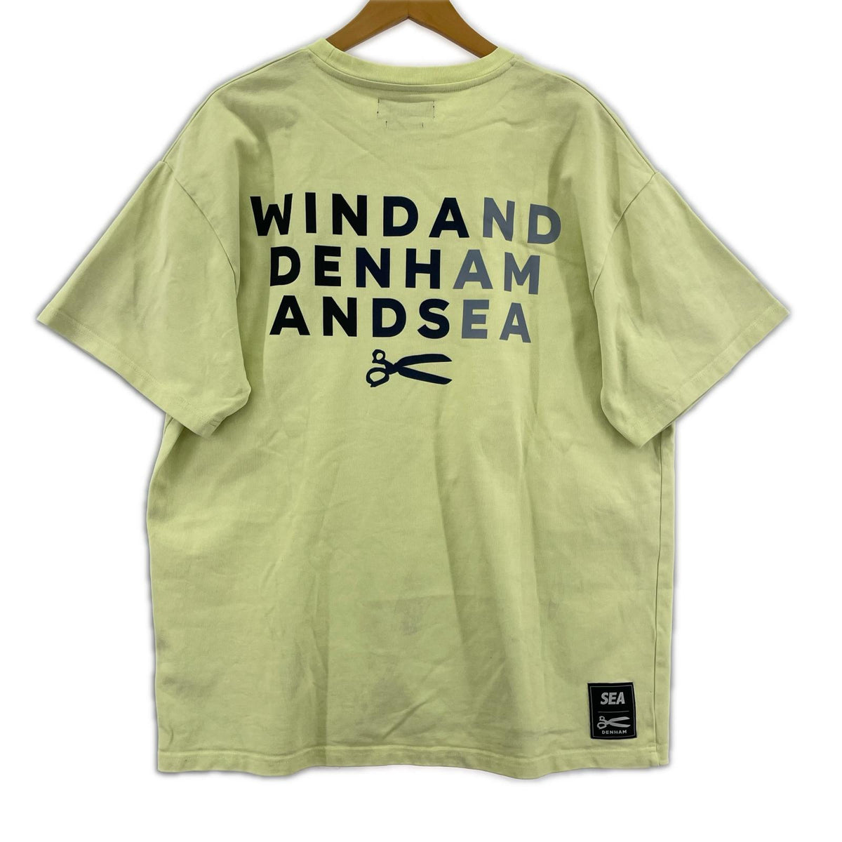 半袖Ｔシャツ WIND AND SEA×DENHAM LIVE TEE イエロー (L) L
