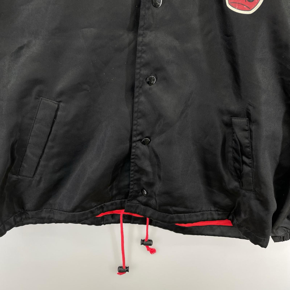 ジャケット 90s頃 NBA CHICAGO BULLS ﾅｲﾛﾝｼﾞｬｹｯﾄ BLK L ブラック