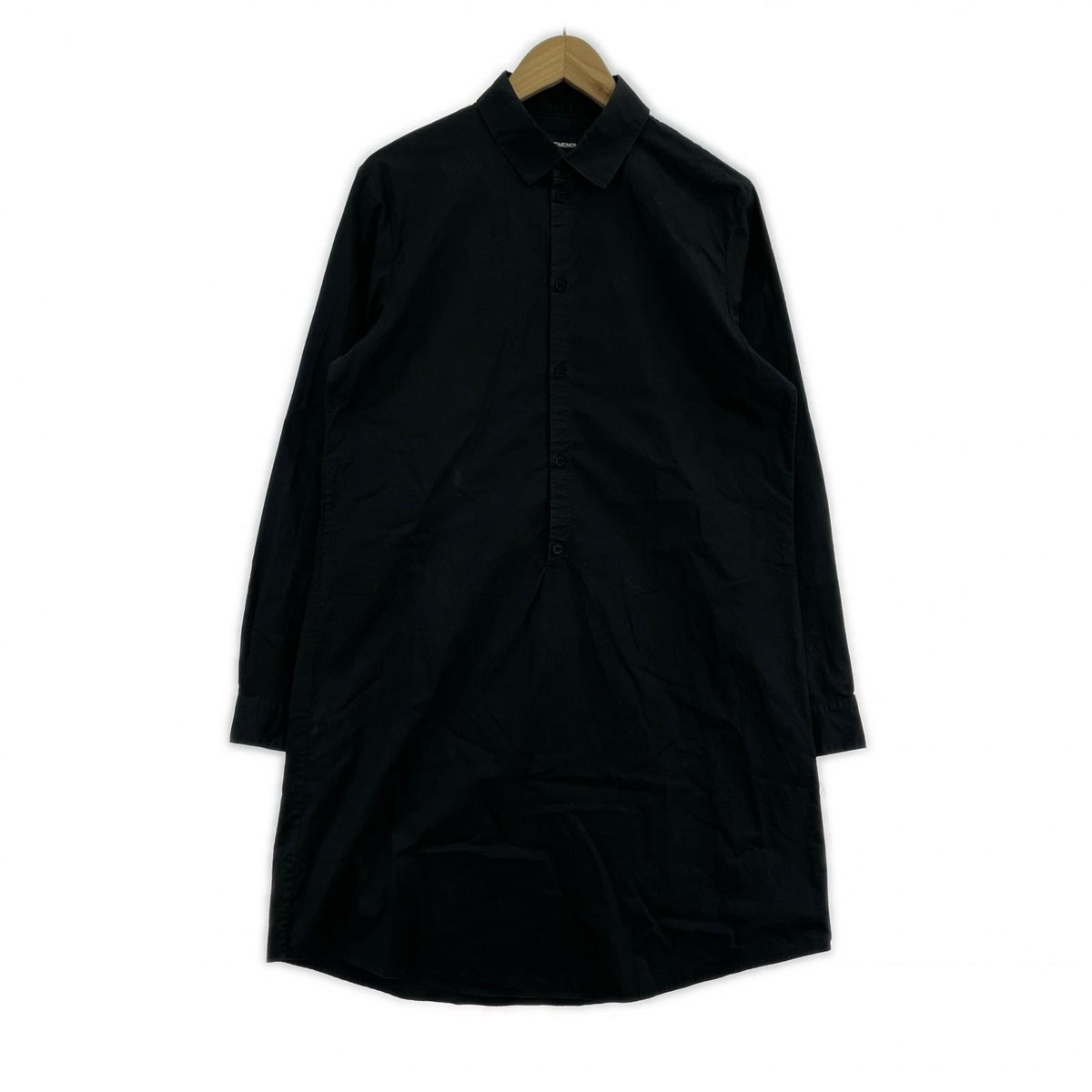 長袖シャツ 11AW ロングシャツ 40 ブラック