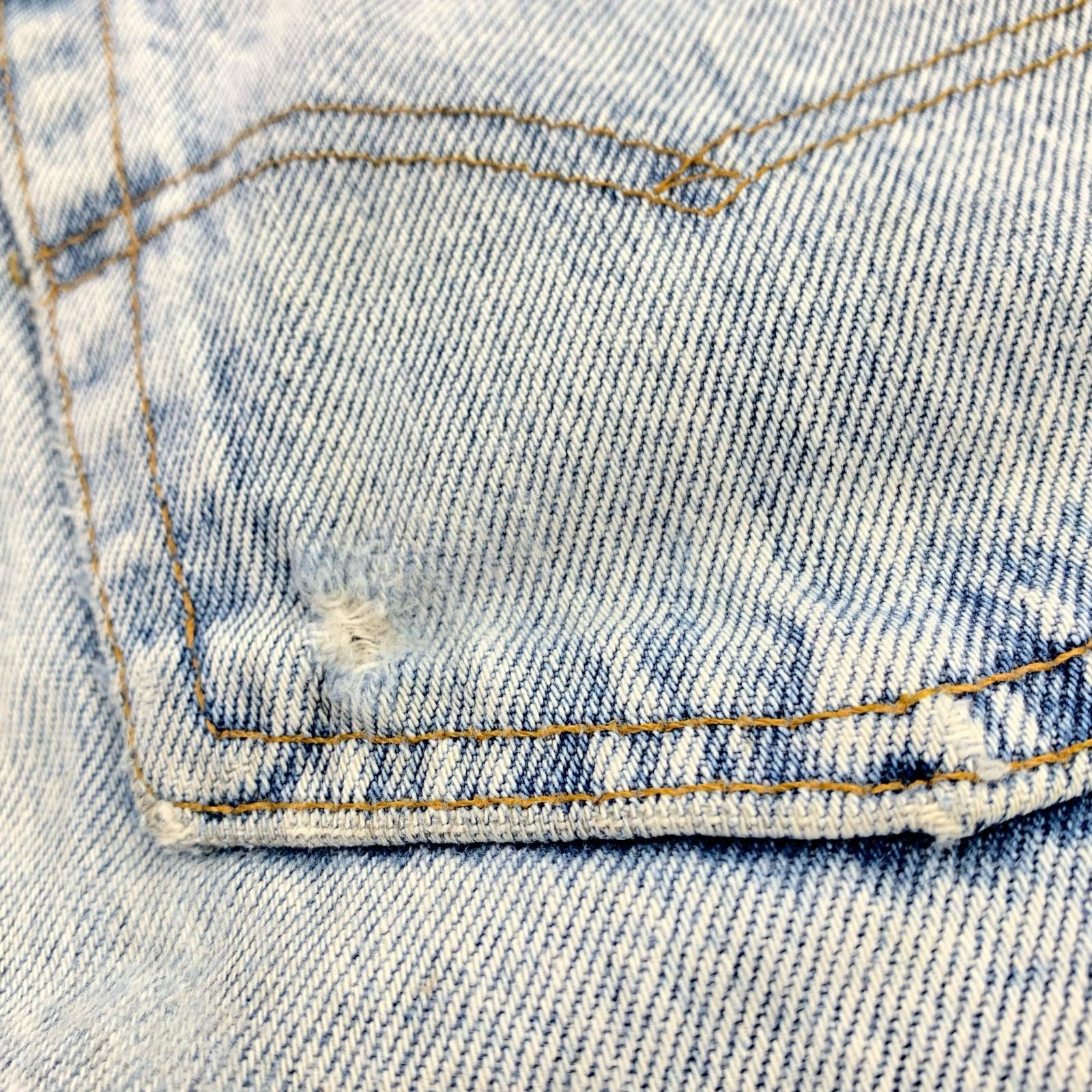 デニムパンツ 90s/501/522刻印/USA製 30 ブルー