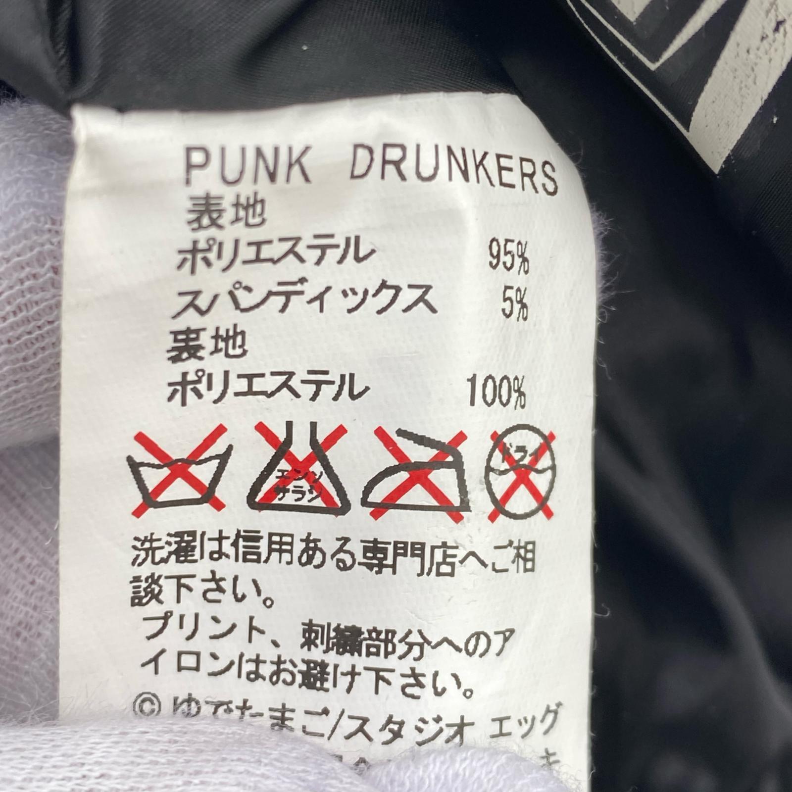 ジャケット PUNK DRUNKERS キン肉マン CROSS BOMBER スタジャン M M ブラック