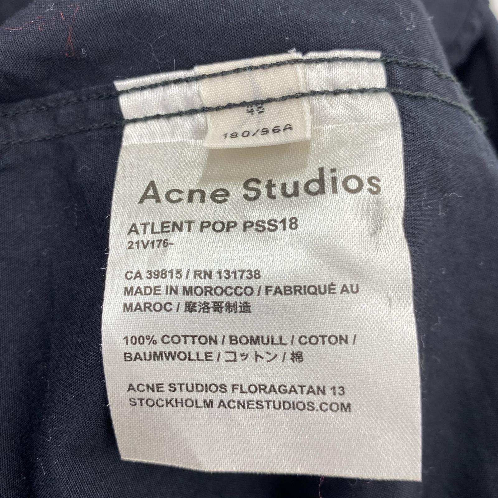長袖シャツ ATLENT POP PSS18 黒 (48) ブラック