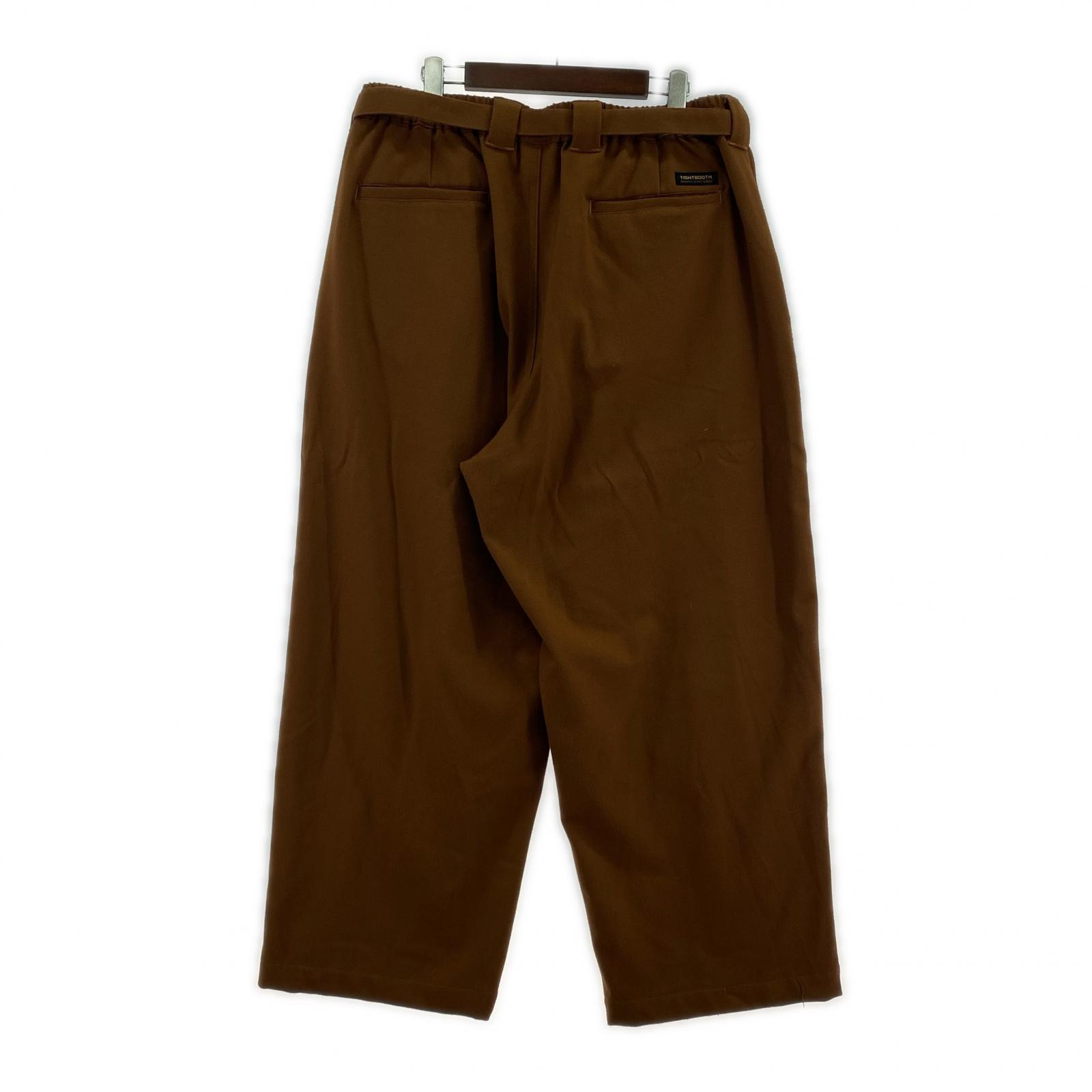 パンツ BAGGY SLACKS (XL) 茶 ブラウン