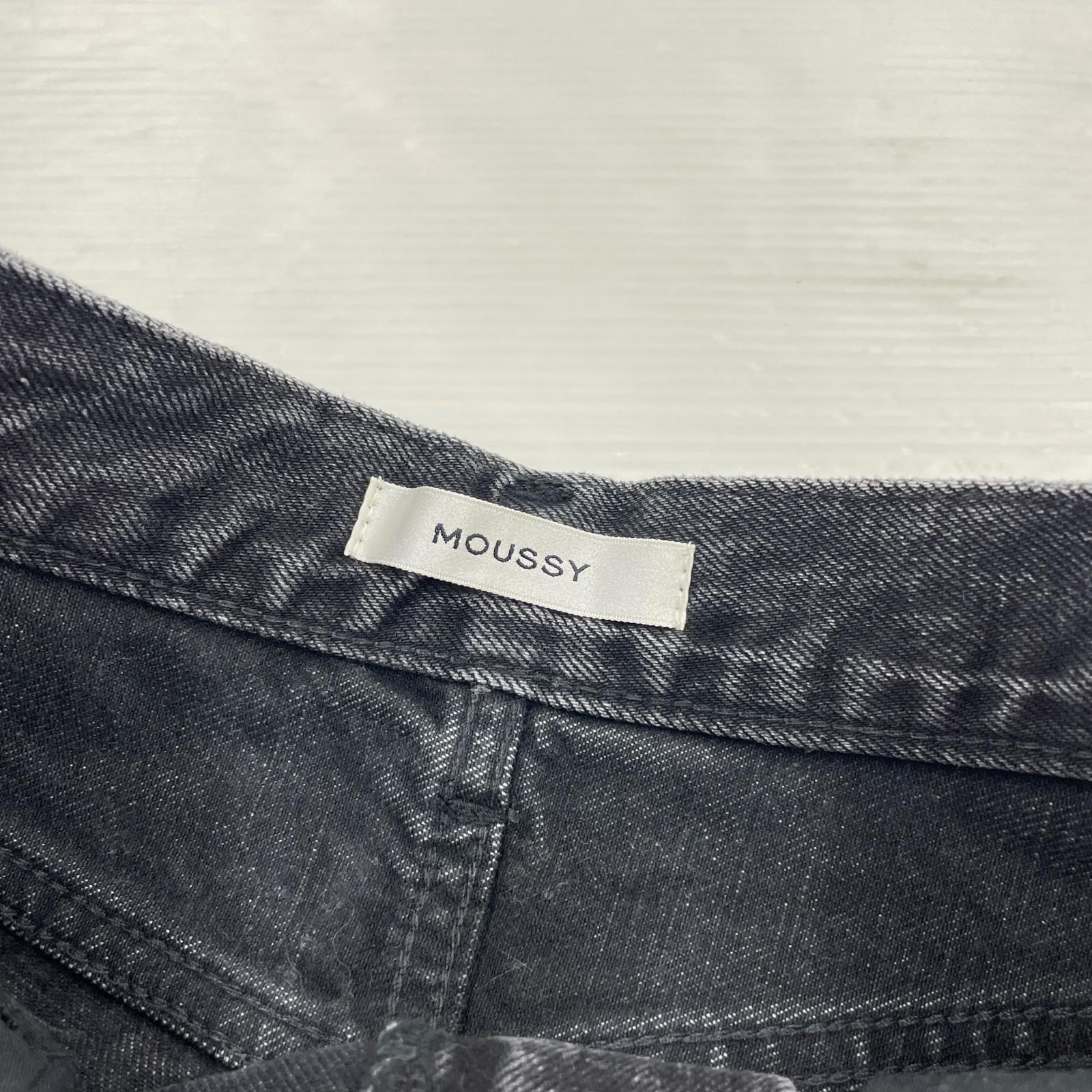 デニムパンツ MOUSSY デニム・ジーンズ ブラック