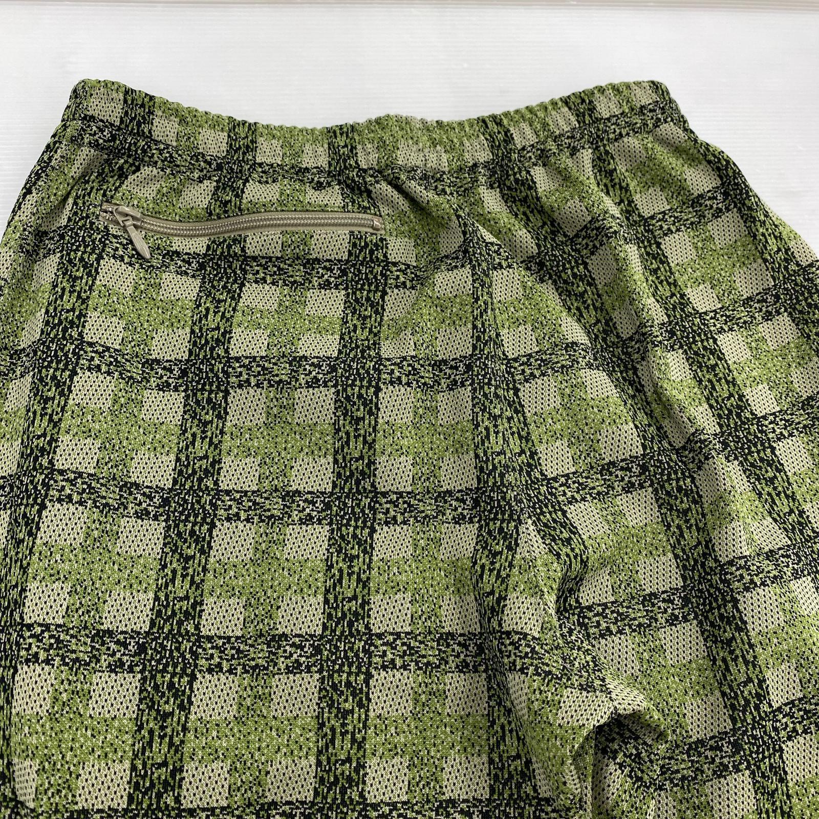 パンツ トラックパンツ POLY JQ. BIAS PLAID (S) S グリーン