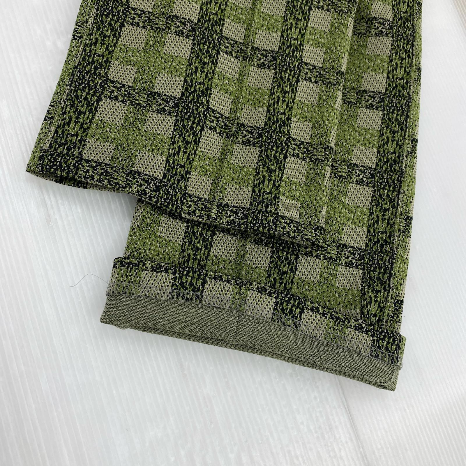 パンツ トラックパンツ POLY JQ. BIAS PLAID (S) S グリーン