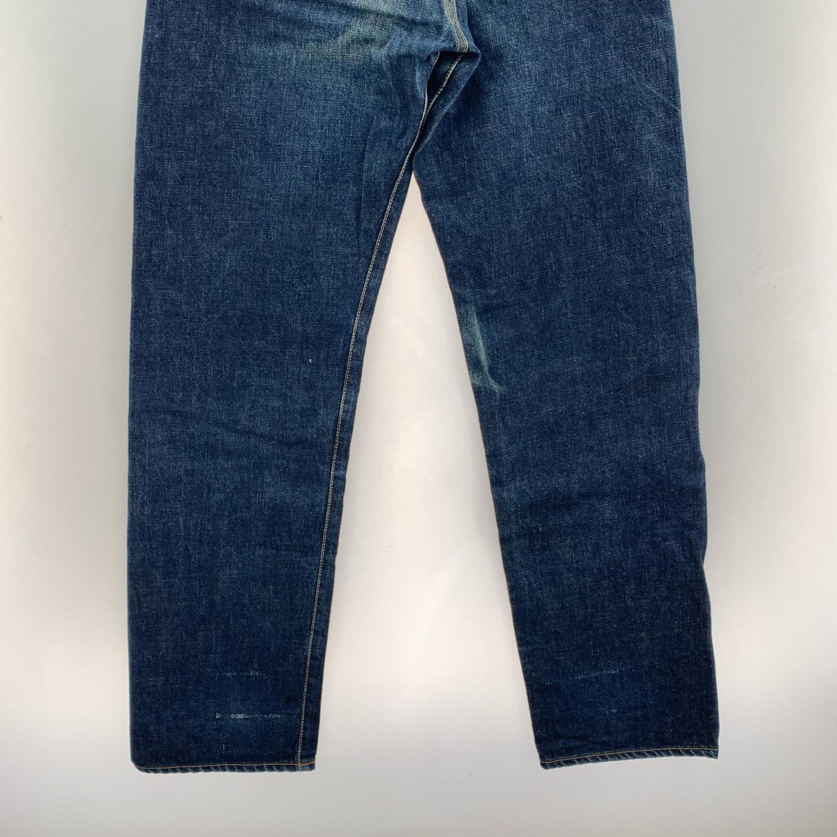 デニムパンツ EVISU 初期 水牛パッチ 2501xx セルビッチ デニム W30 30 ネイビー