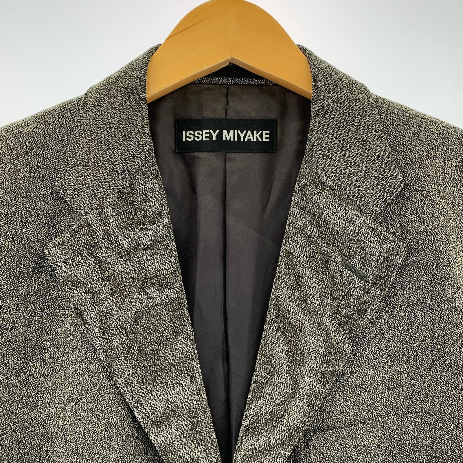 ジャケット ISSEY MIYAKE ゴマ塩 3Bジャケット 2 グレー 2 グレー