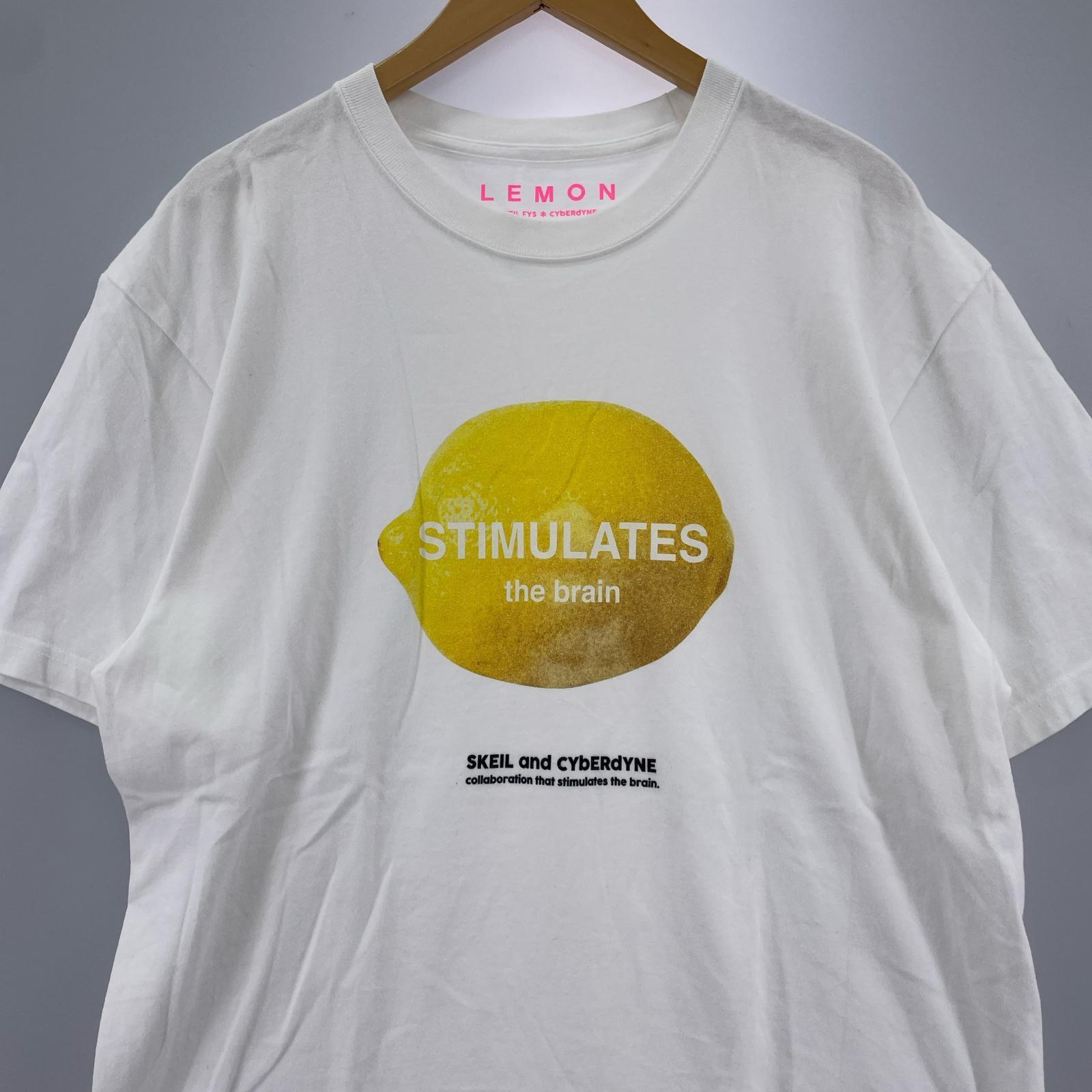 半袖Ｔシャツ CYbERdYNE×SKEIL LEMON S/S TEE F ホワイト