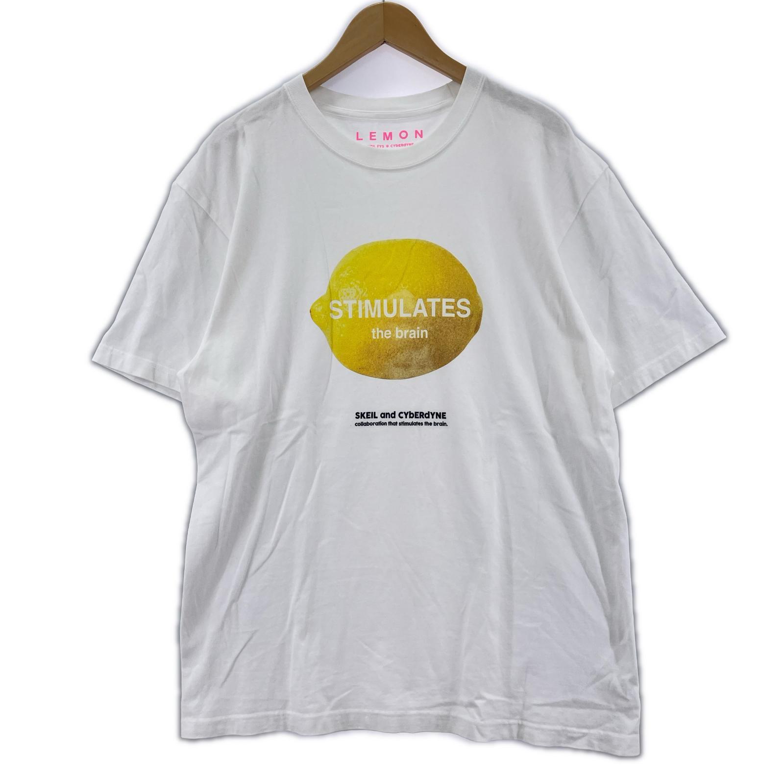 半袖Ｔシャツ CYbERdYNE×SKEIL LEMON S/S TEE F ホワイト