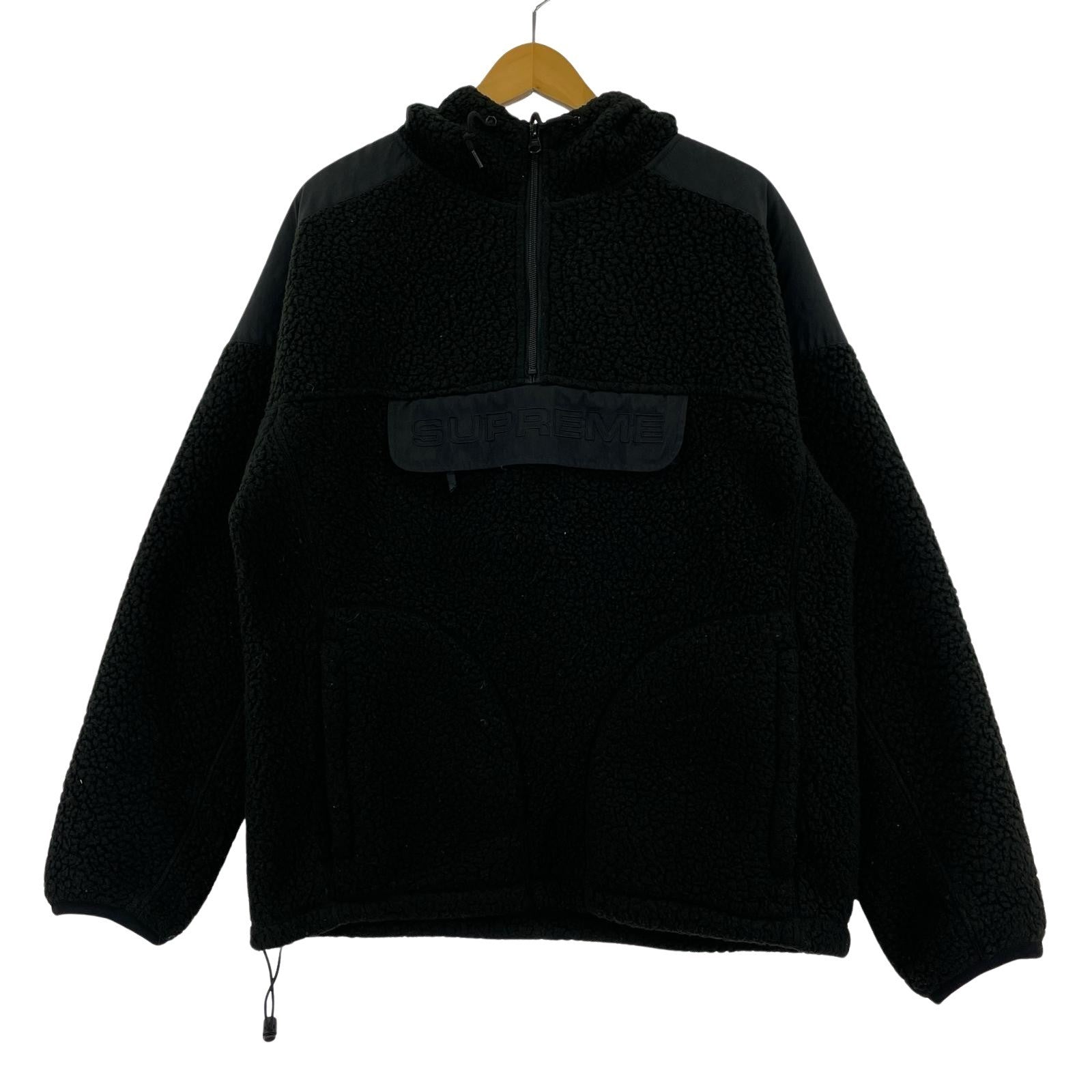 スウェット ポーラテック ハーフジップボア (M)BLK M ブラック