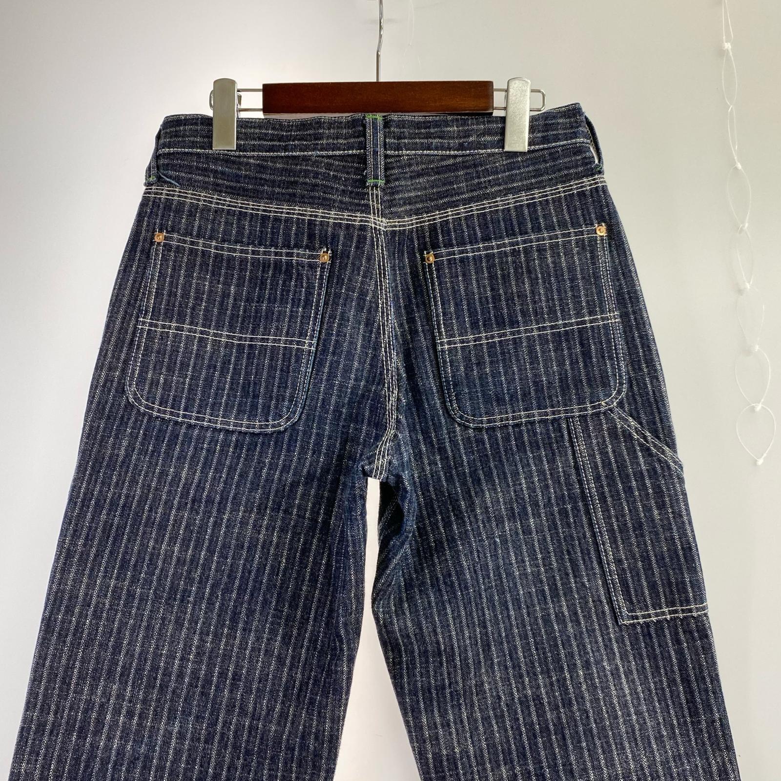 デニムパンツ SAMURAI JEANS SM610DX ヒッコリーワークパンツ (30)