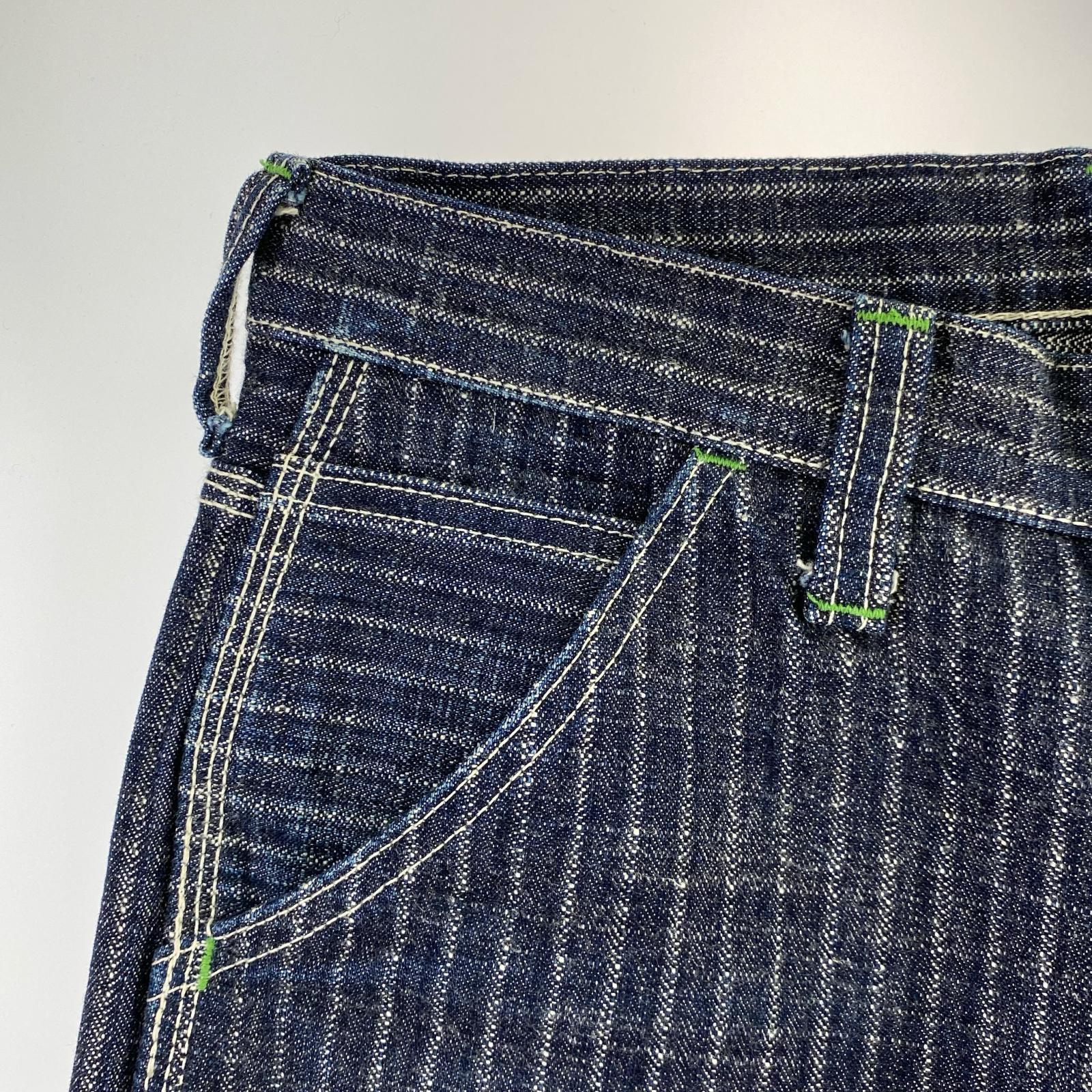 デニムパンツ SAMURAI JEANS SM610DX ヒッコリーワークパンツ (30)