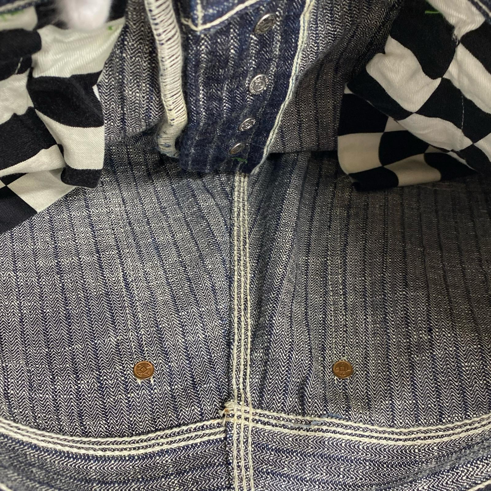 デニムパンツ SAMURAI JEANS SM610DX ヒッコリーワークパンツ (30)